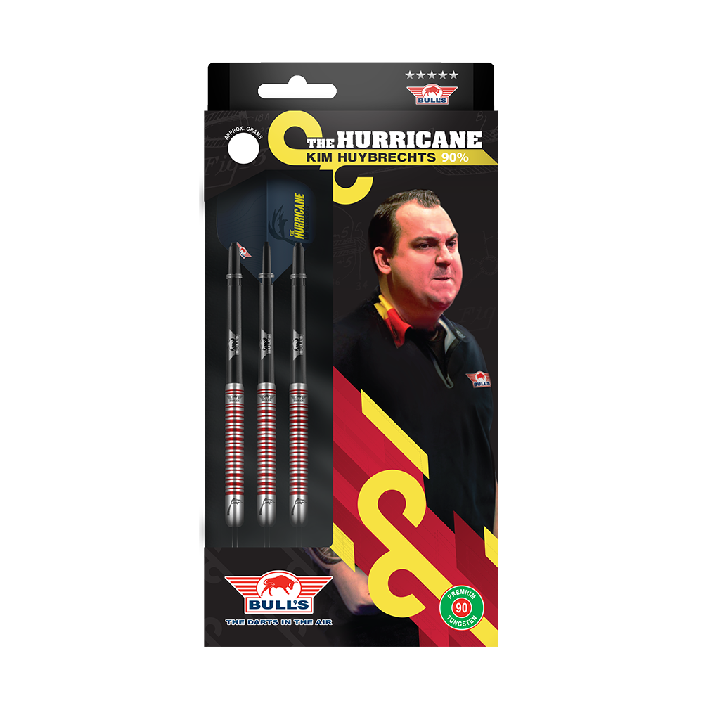 Bulls NL Kim Huybrechts 90% PCT Red Steel darts