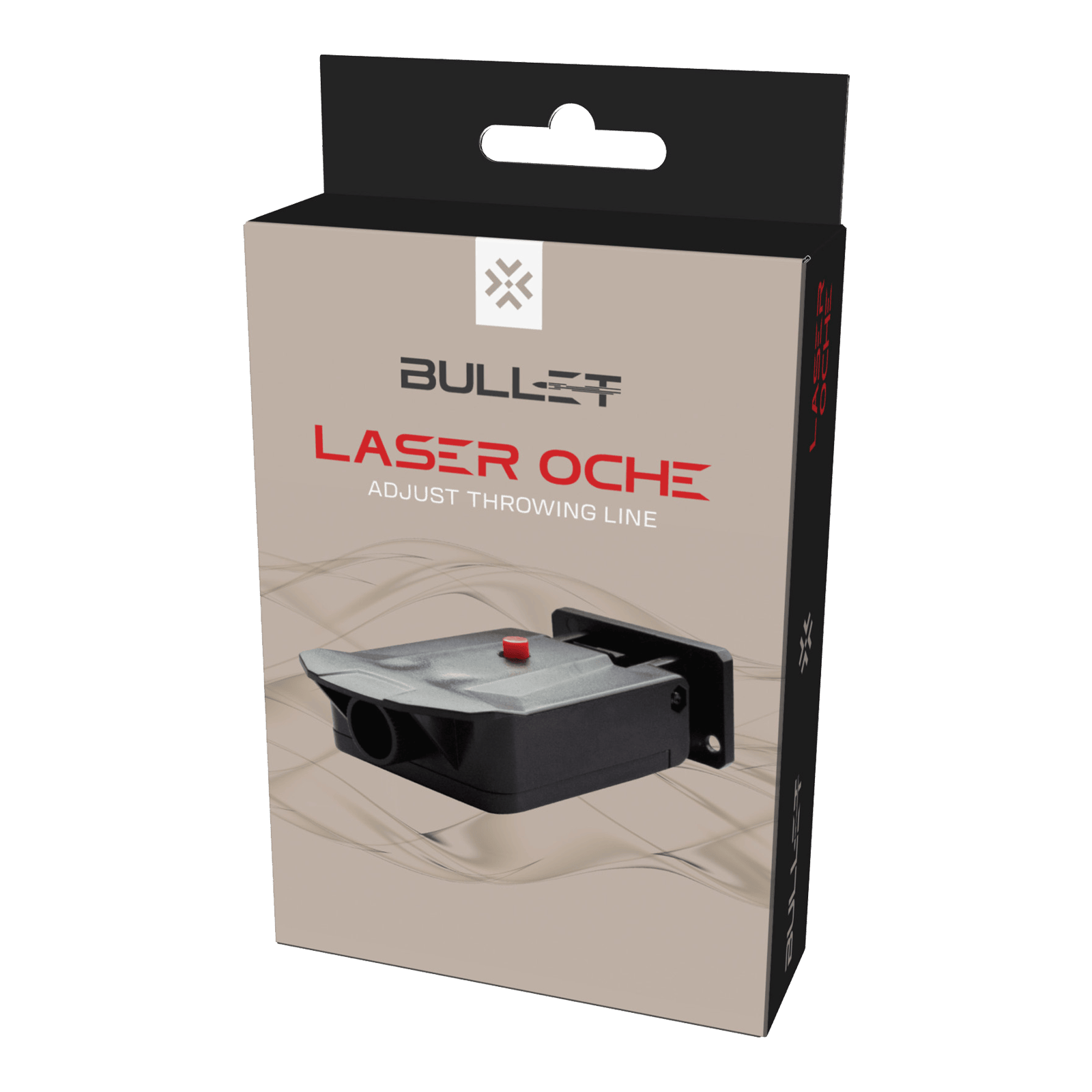 Bullet Laser Oak Bullet Laser Oche zur Anzeige der Oche-Linie für Darts. Das Gerät erleichtert die Einhaltung der richtigen Abwurfdistanz.