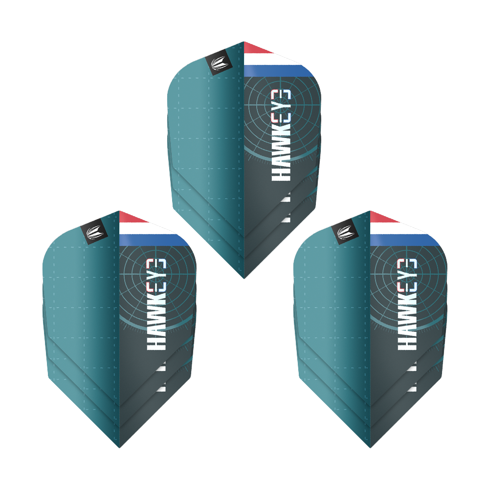 Target Pro Ultra Kevin Doets GEN1 No6 Flights - 3 Sets Das Produkt Target Pro Ultra Kevin Doets GEN1 No6 Flights - 3 Sets ist gestapelt gezeigt. Jeder Flight hebt sich durch das Design hervor.