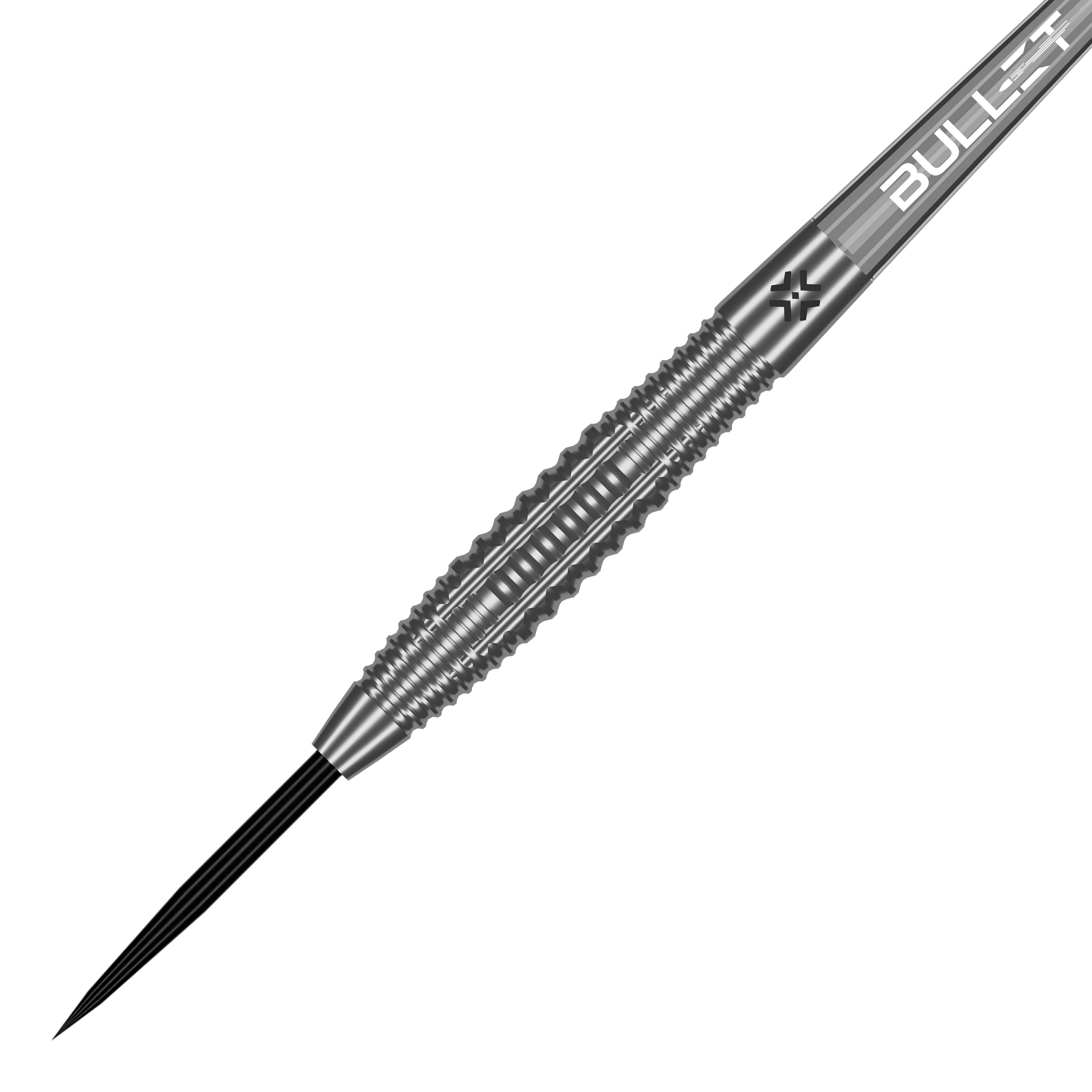 Bullet Ranger steel darts Das Bild zeigt Bullet Ranger Steeldarts. Die Steeldarts liegen nebeneinander und sind gut sichtbar.