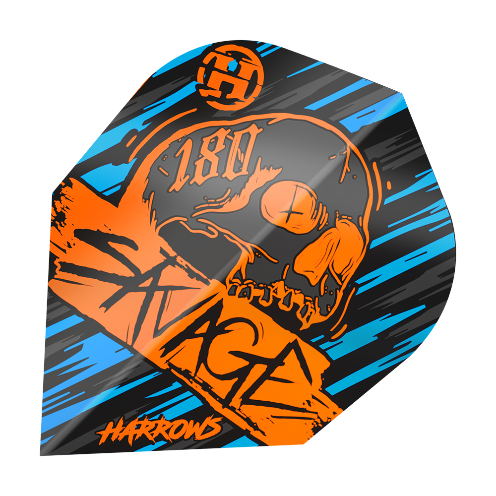 Harrow&#39;s Savage Blue Orange No6 Flights