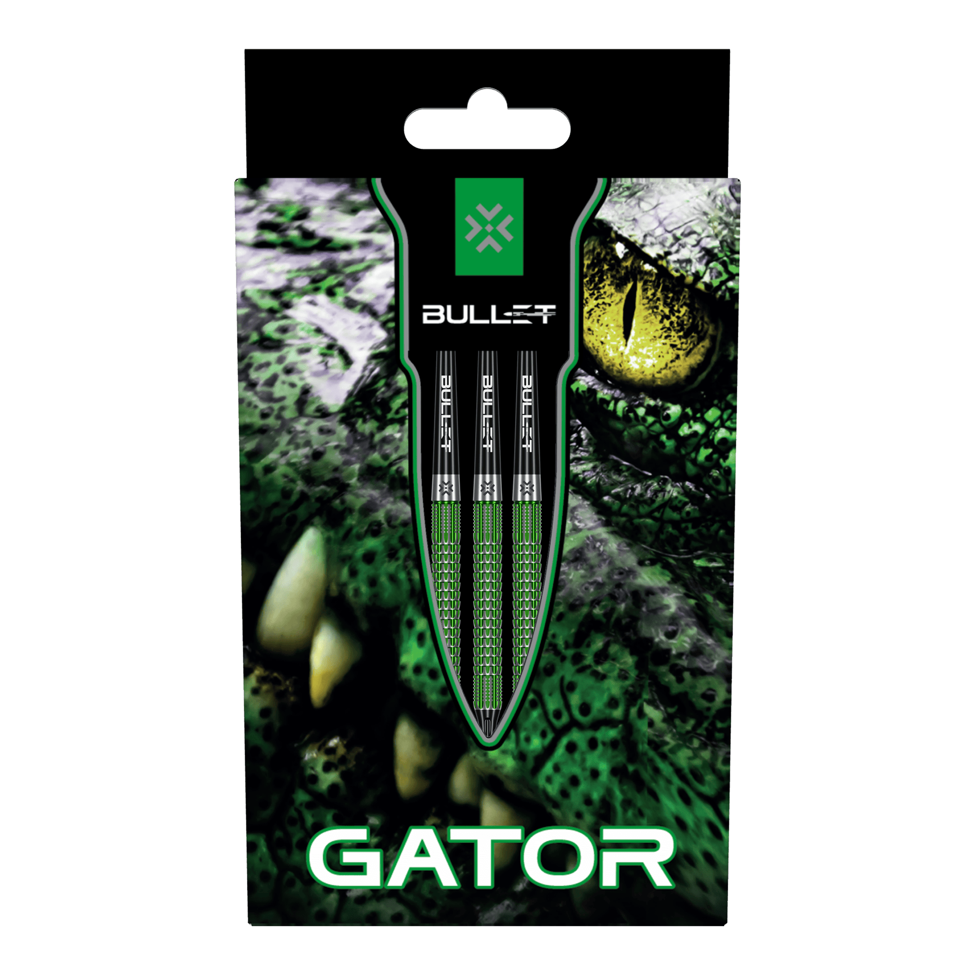 Bullet Gator Softdarts - 20g Das Bild zeigt die Bullet Gator Softdarts - 20g. Sie sind besonders für das Spiel mit Softspitzen geeignet.