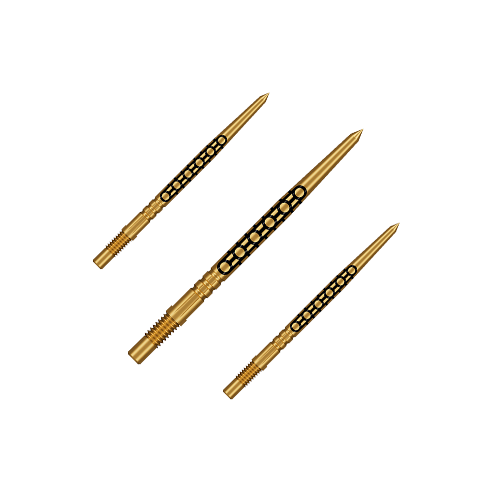 Shot Turbo Point Goths Dart Tips - Gold Shot Turbo Point Goths Dart Tips - Gold