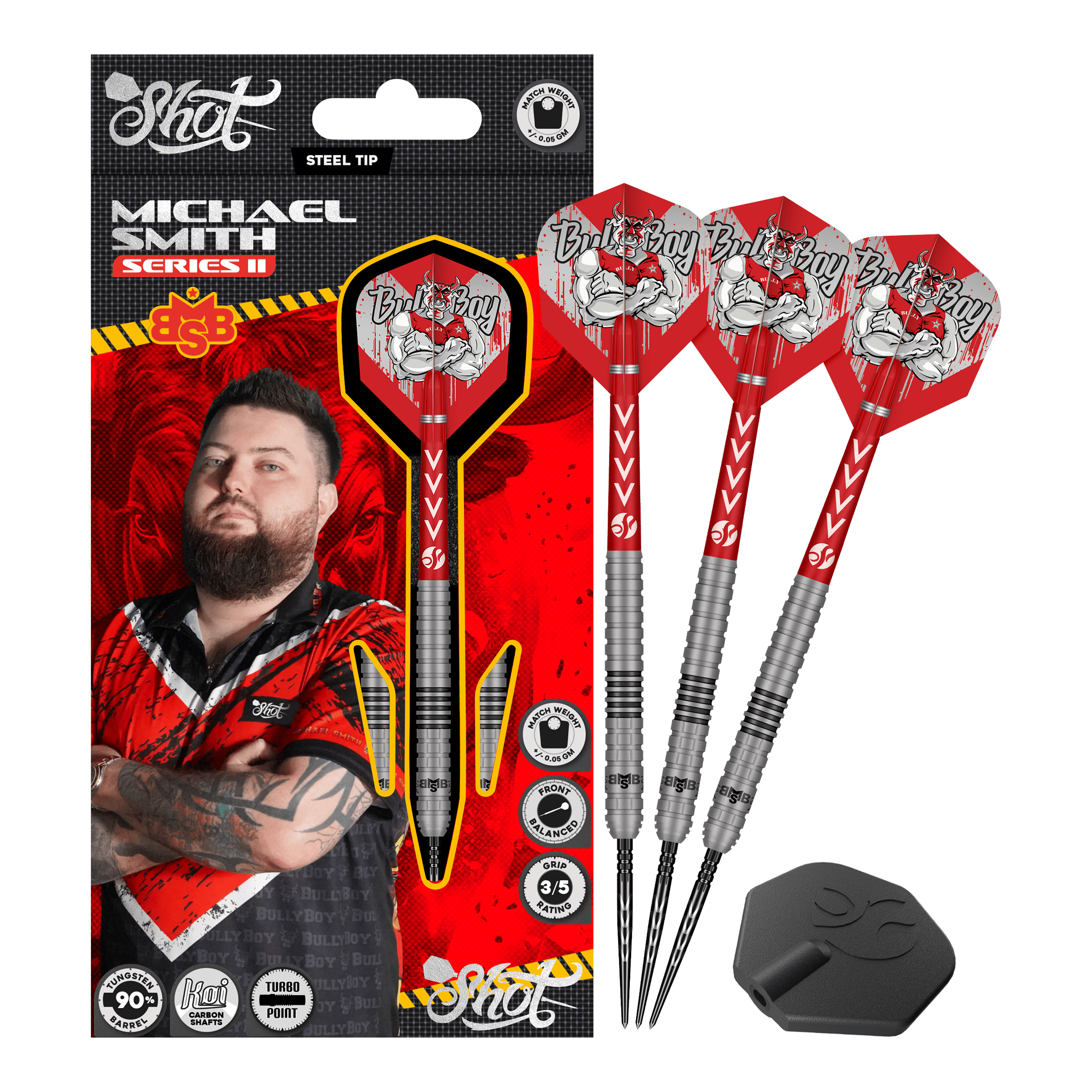 Shot Michael Smith Series 2 Turbo Point steel darts Shot Michael Smith Series 2 Turbo Point steel darts