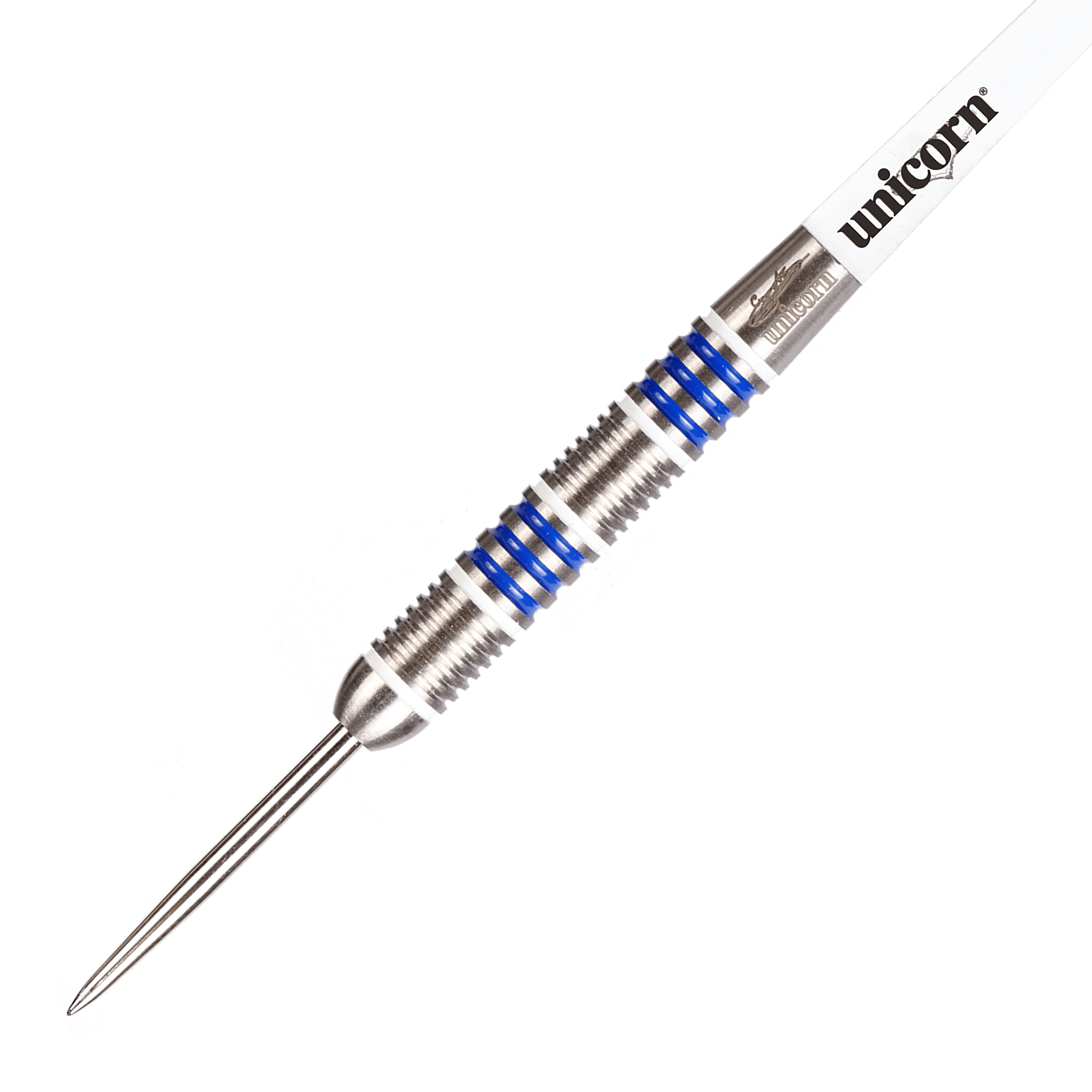 Unicorn Silver Star Var.4 Gary Anderson steel darts Auf dem Bild ist ein Set Unicorn Silver Star Var.4 Gary Anderson Steeldarts zu sehen. Die Darts sind aus Metall und für den Steeldart geeignet.