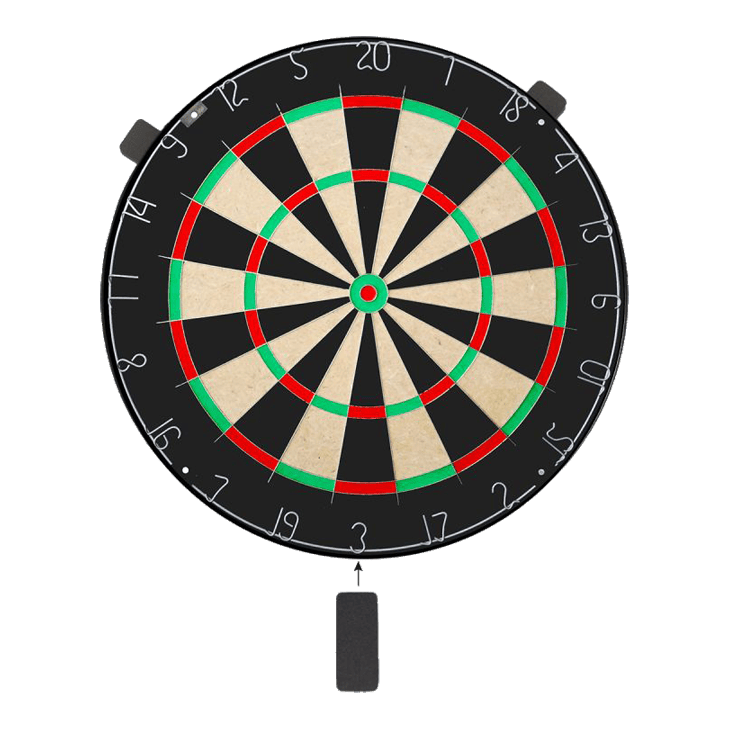 Karella Dartboard BullOut Set including 2 sets of steel darts Abgebildet ist das Karella Dartboard BullOut Set inklusive zwei Sätzen Steeldarts. Dieses Set ist ideal für das heimische Dartspiel.