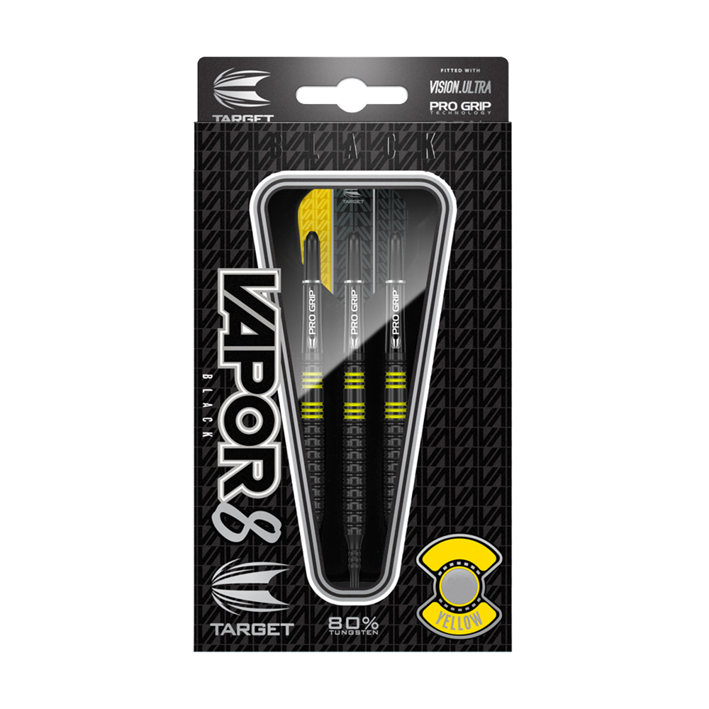 Target Vapor8 Black Yellow Softdarts - 19g