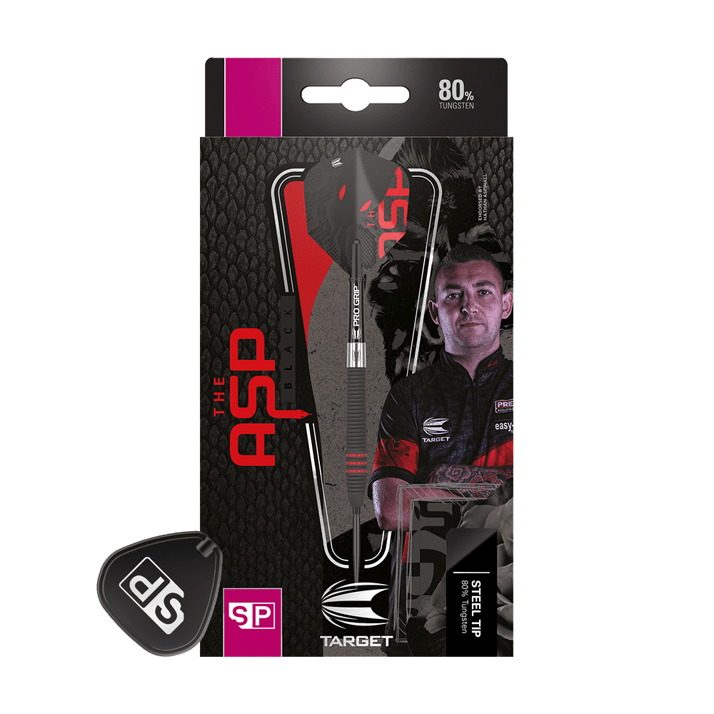 Target Nathan Aspinall Black Swiss Point Steel darts