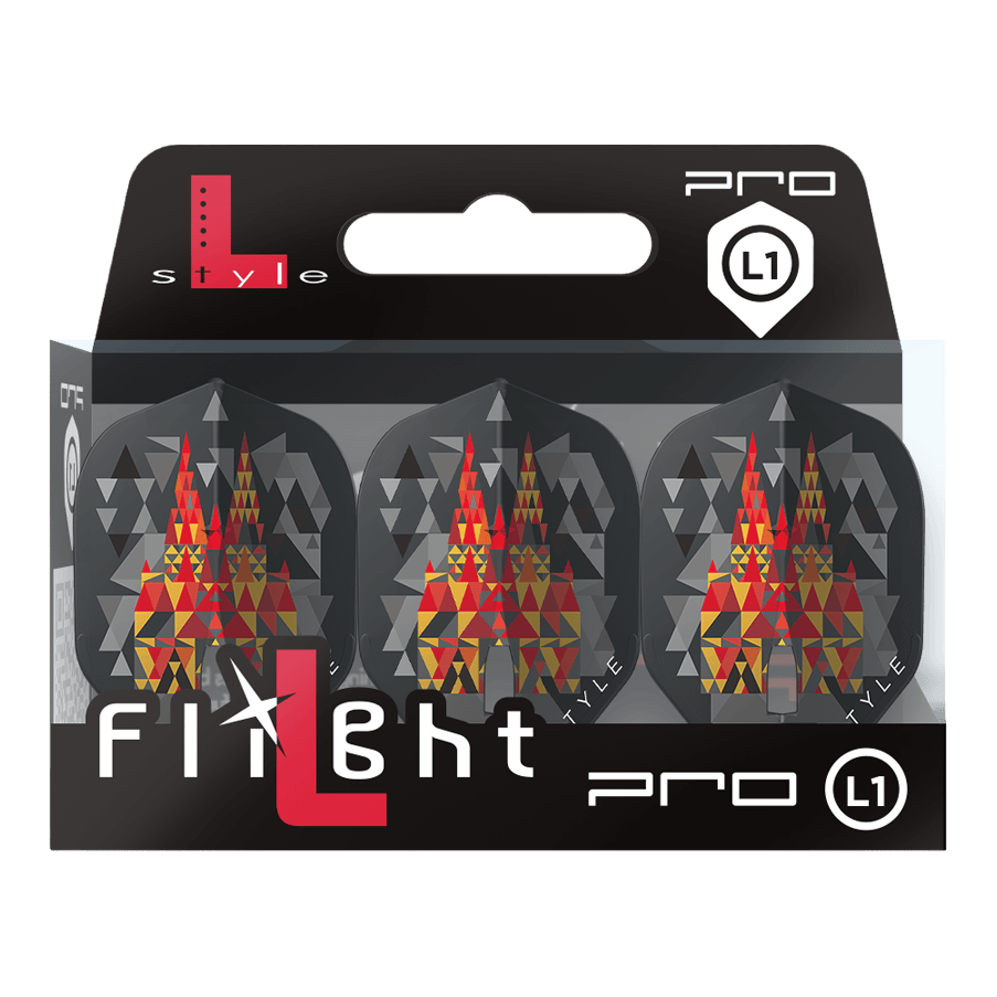 Die L-Style Florian Hempel Signature V2 L1PRO Black Flights sind schwarze Dartflights mit spezieller Signatur. Sie bieten Stabilität und Stil für Ihr Dartspiel.