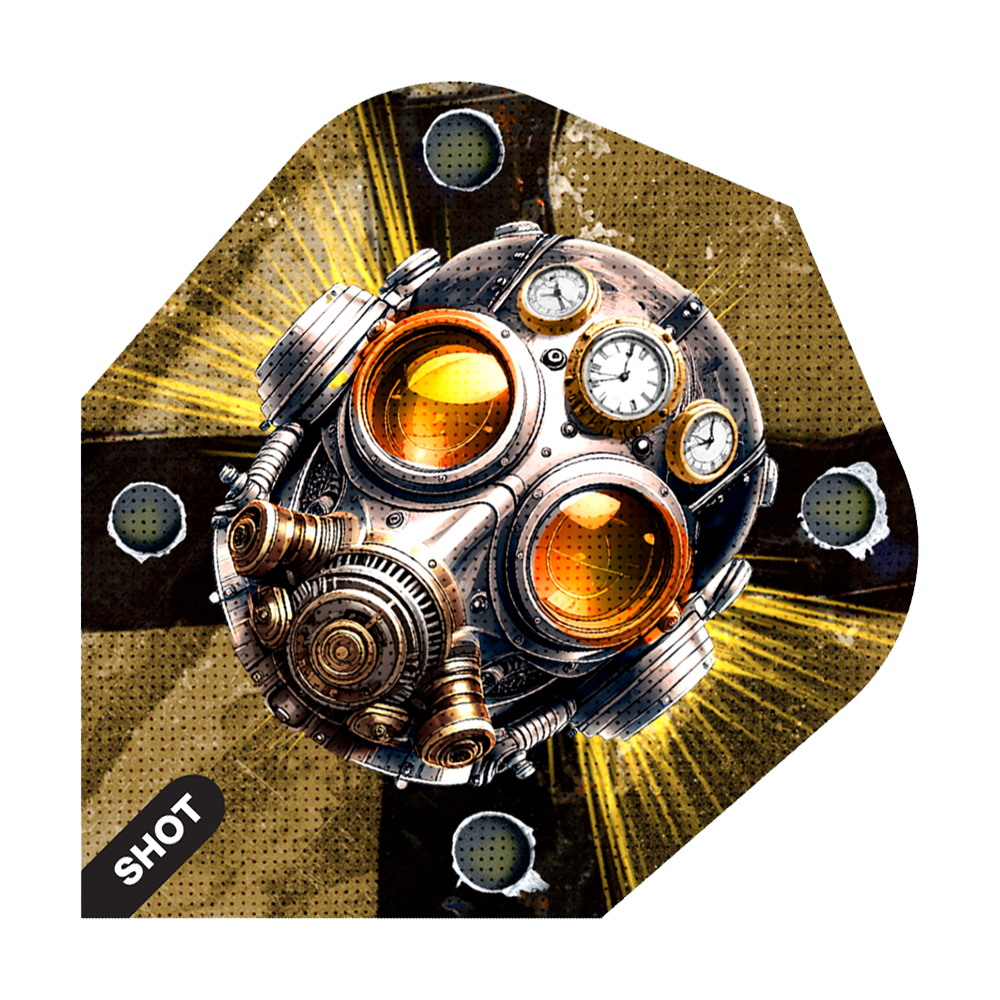 Shot Badlands The Sherriff No6 Flights Dieses Bild zeigt die Shot Badlands The Sherriff No6 Flights. Zu sehen sind hochwertige Dart-Flights.