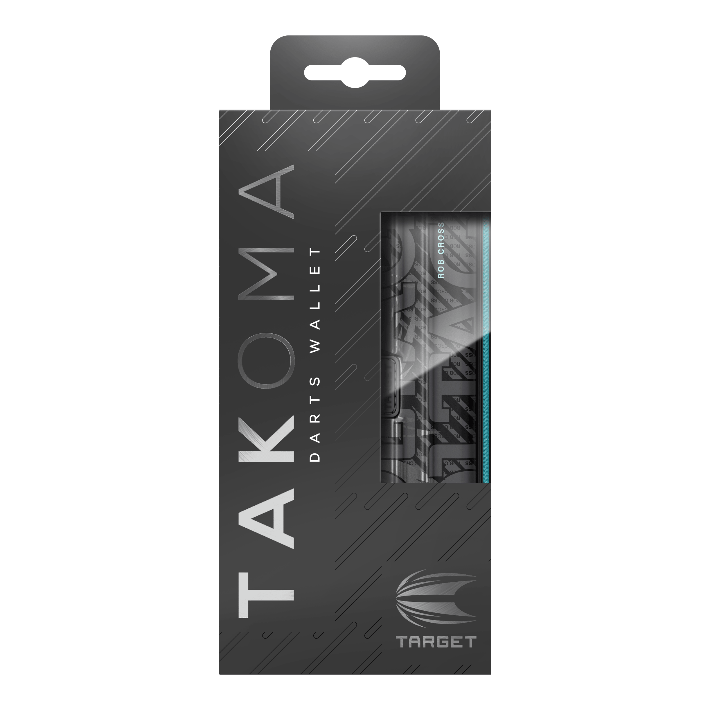 Takoma Ghost Series Rob Cross dart case Auf dem Bild sieht man das Takoma Ghost Series Rob Cross Dartcase. Das Dartcase ist Teil der Ghost Series und bietet Schutz für Dartutensilien.