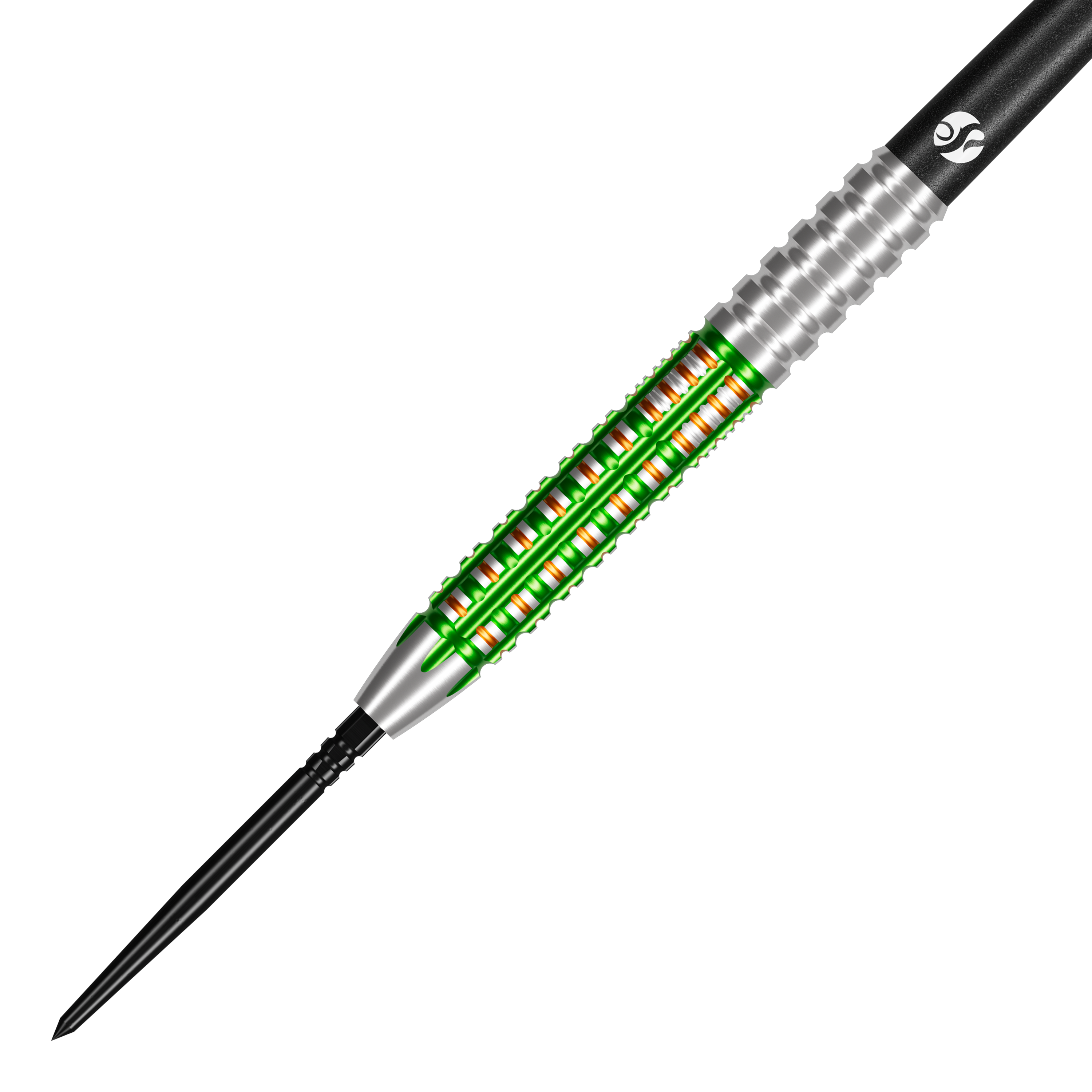 Zu sehen ist ein Set Shot Pro Series Willie O'Connor MatchDart Steeldarts. Die Darts liegen nebeneinander.