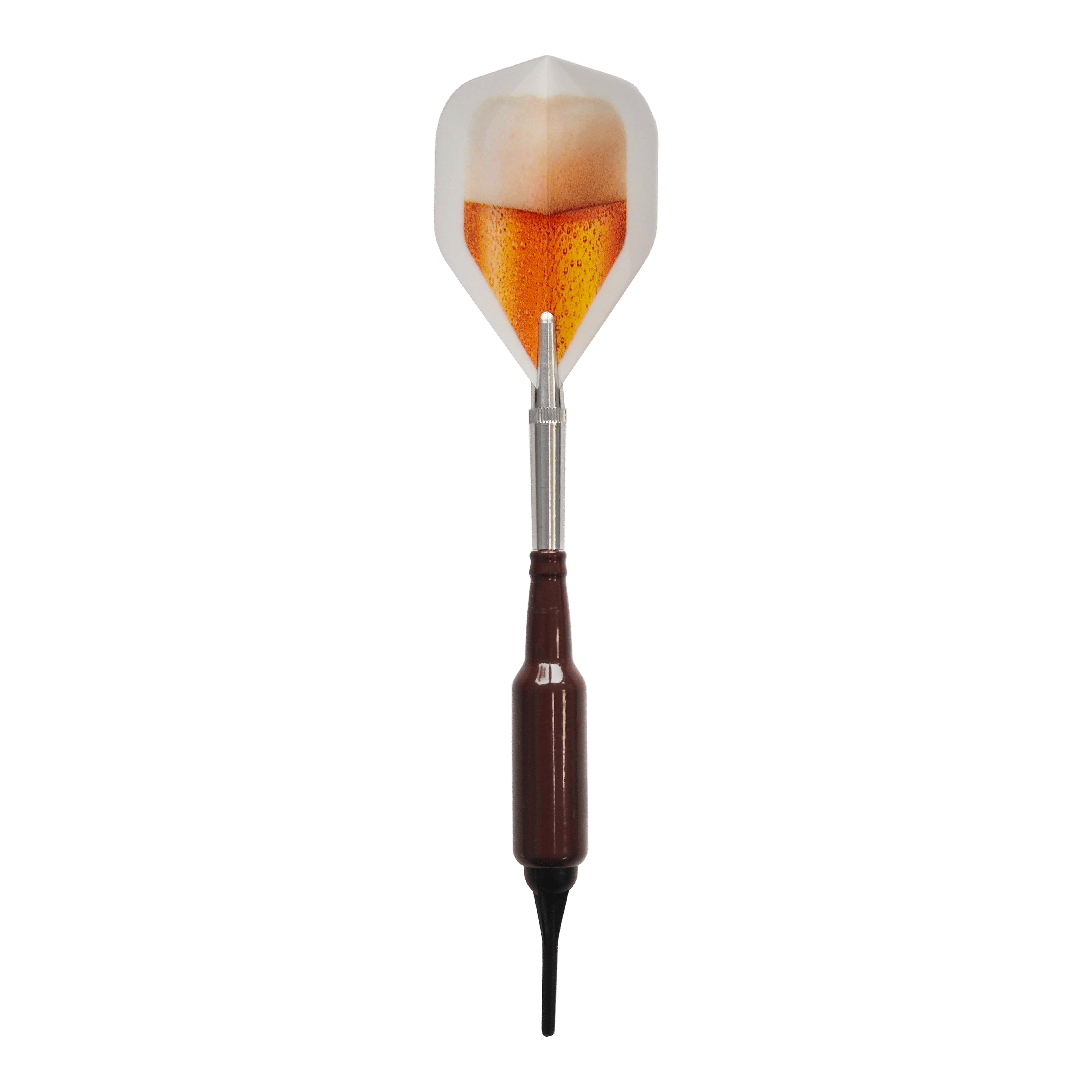McDart Prost Beer Bottle Soft Darts with 100 Soft Dart Tips - 16.5 g Gezeigt werden die McDart Prost Bierflaschen Softdarts mit 100 Softdartspitzen, 16,5 g. Die Softdarts kombinieren Spaß und Funktion für Dartliebhaber.