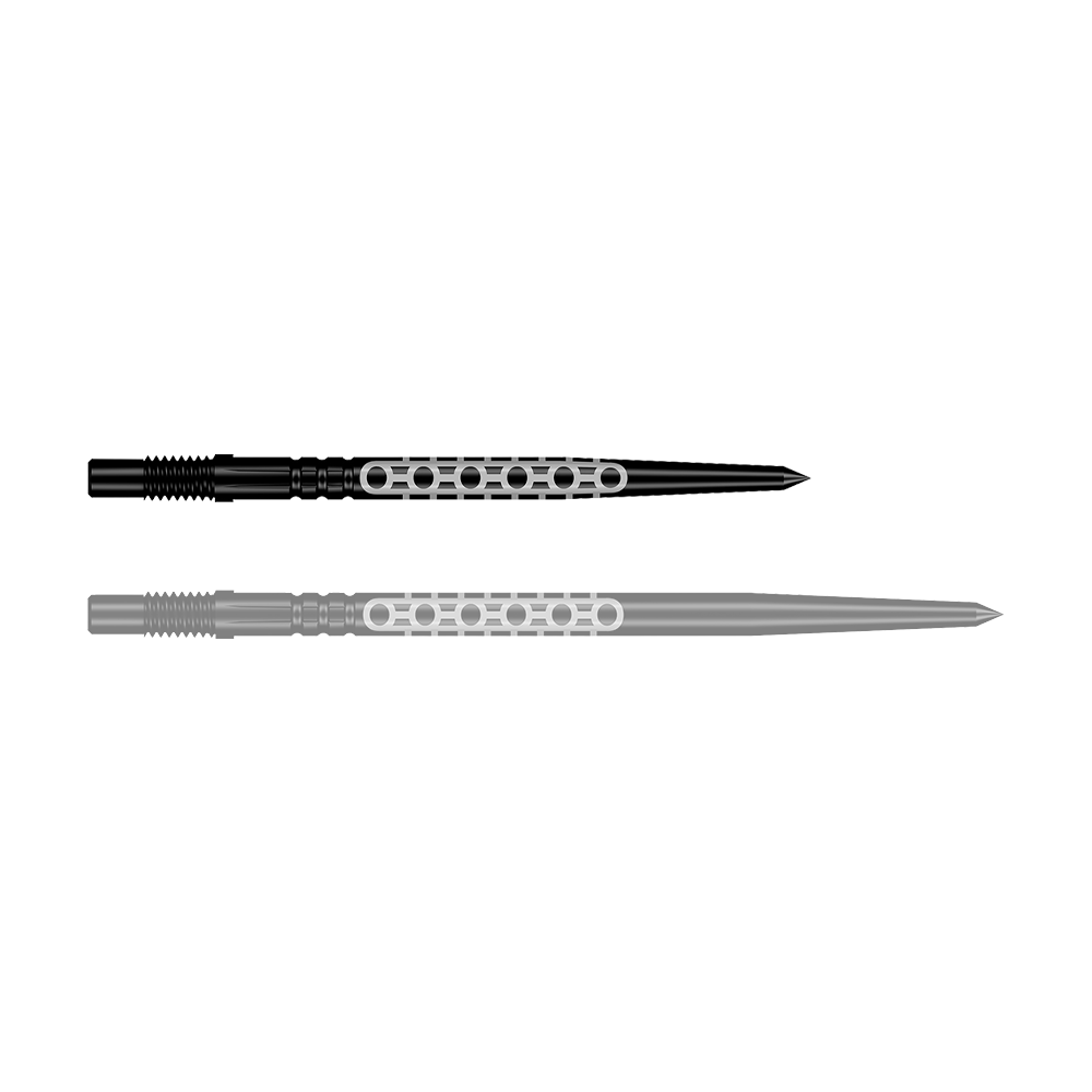 Shot Turbo Point Goths Dart Tips - Black