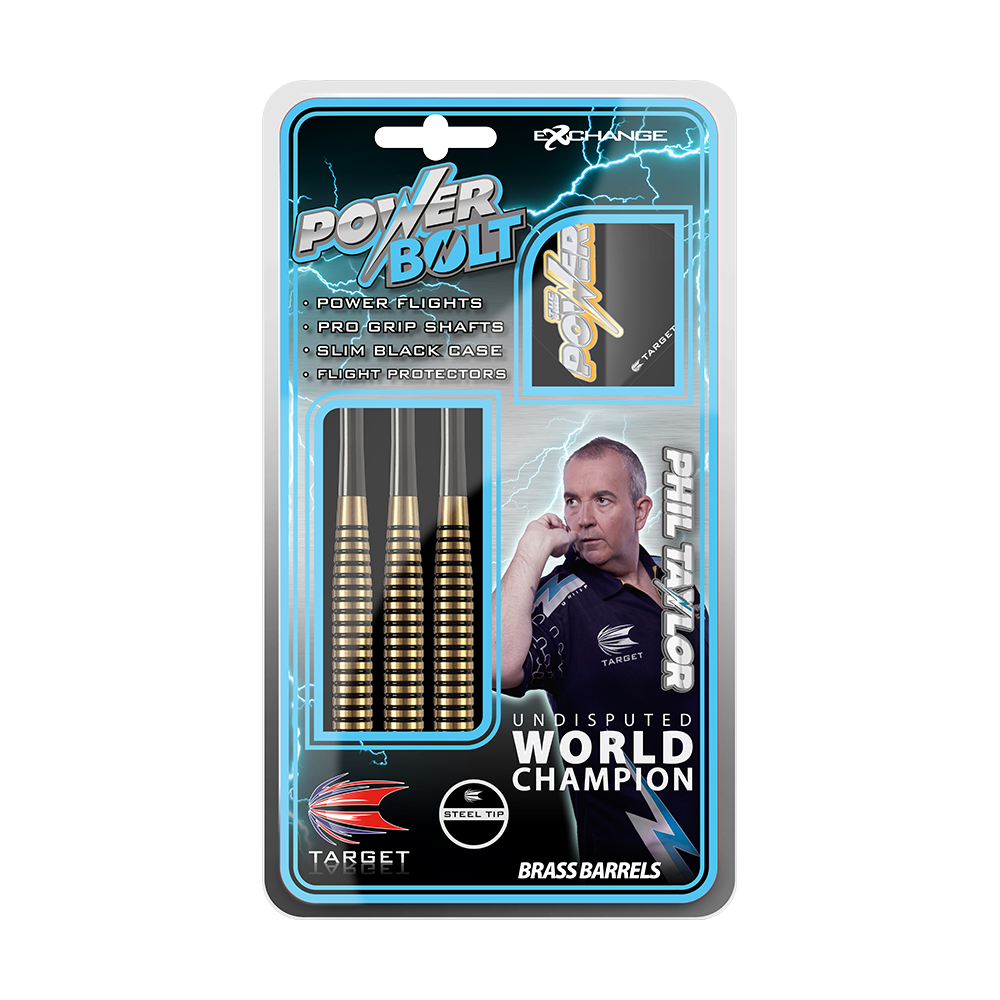 Target Phil Taylor Power Bolt Steel Darts - 24g