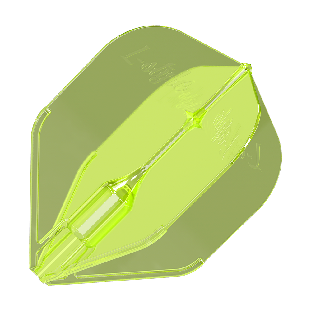 L-Style Fantom L3EZ Flights Neon Yellow Das Bild zeigt das Produkt "L-Style Fantom L3EZ Flights Neongelb". Es handelt sich um ein Dartflight in leuchtendem Neongelb.