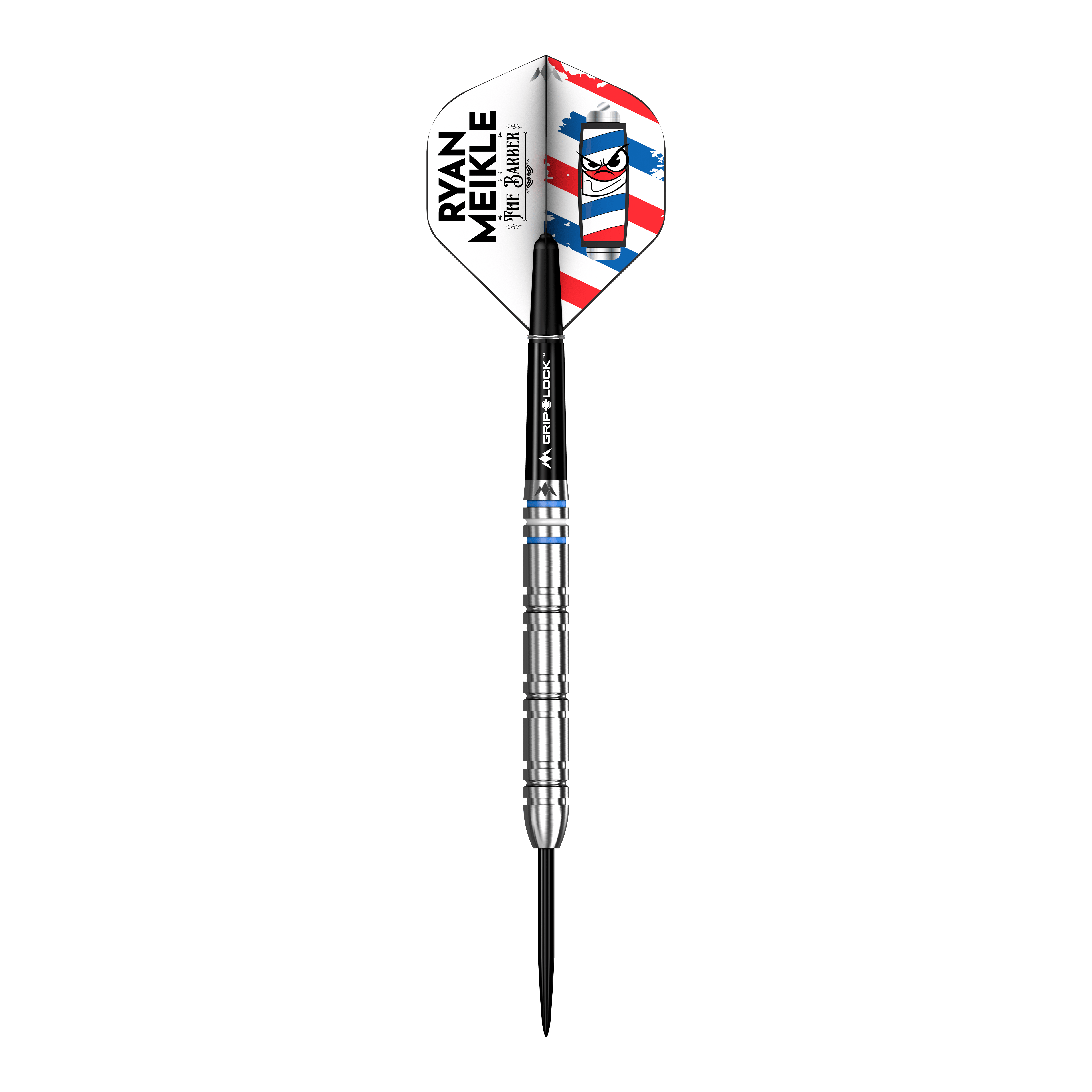 Mission Ryan Meikle The Barber Steeldarts - 23g Mission Ryan Meikle The Barber Steeldarts - 23g Darts sind abgebildet. Das Bild zeigt das Design und die Details dieses Steeldarts.