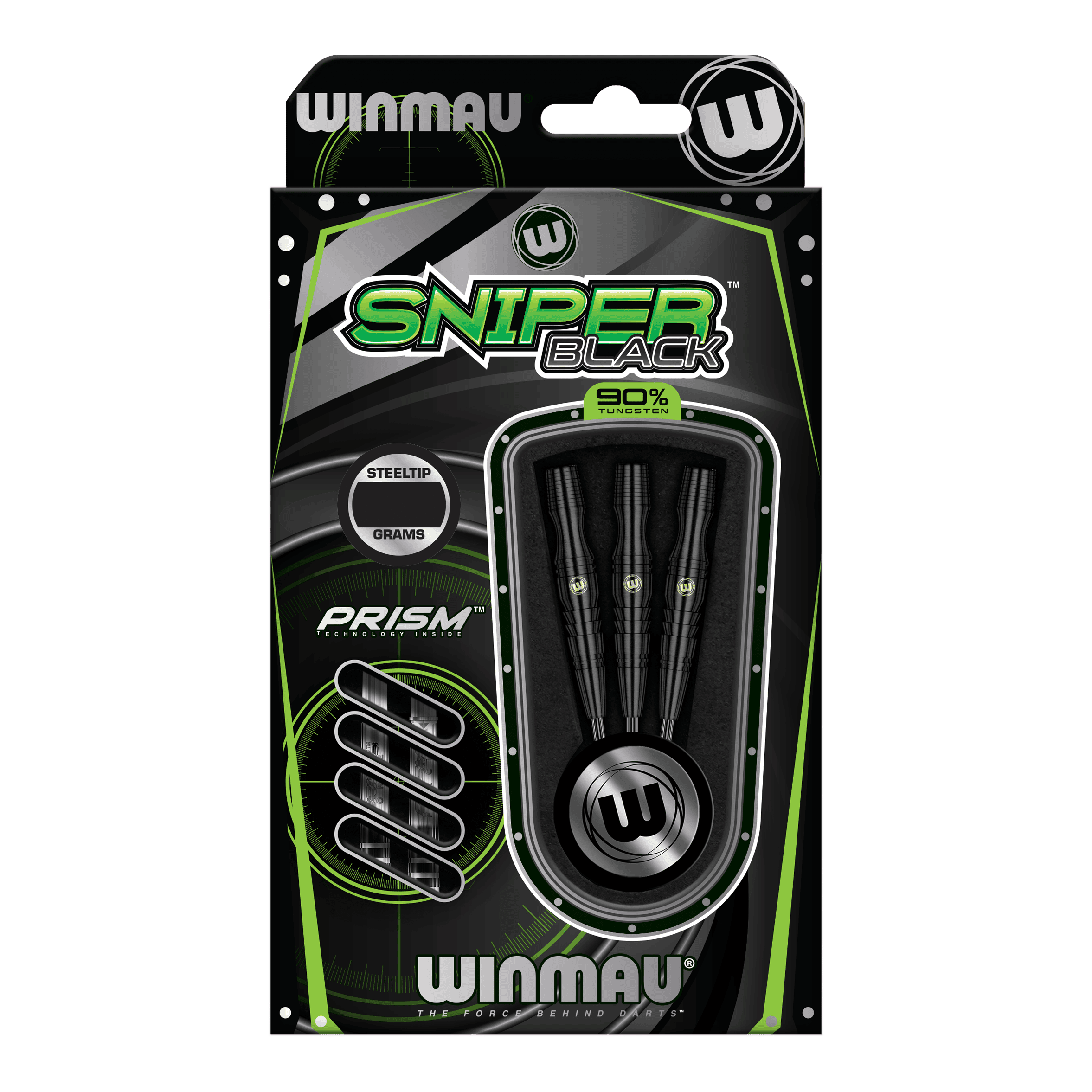 Winmau Sniper Black steel darts