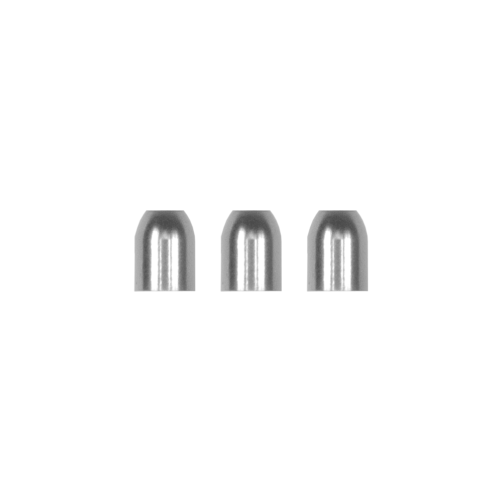 LCR-SLV_L-Style_Premium_Metall_Champagne_Ringe_Silber_1 Das Bild zeigt drei silberne Metallringe des Produkts "L-Style Premium Metall Champagne Ringe". Sie sind nebeneinander auf einem neutralen Hintergrund angeordnet.