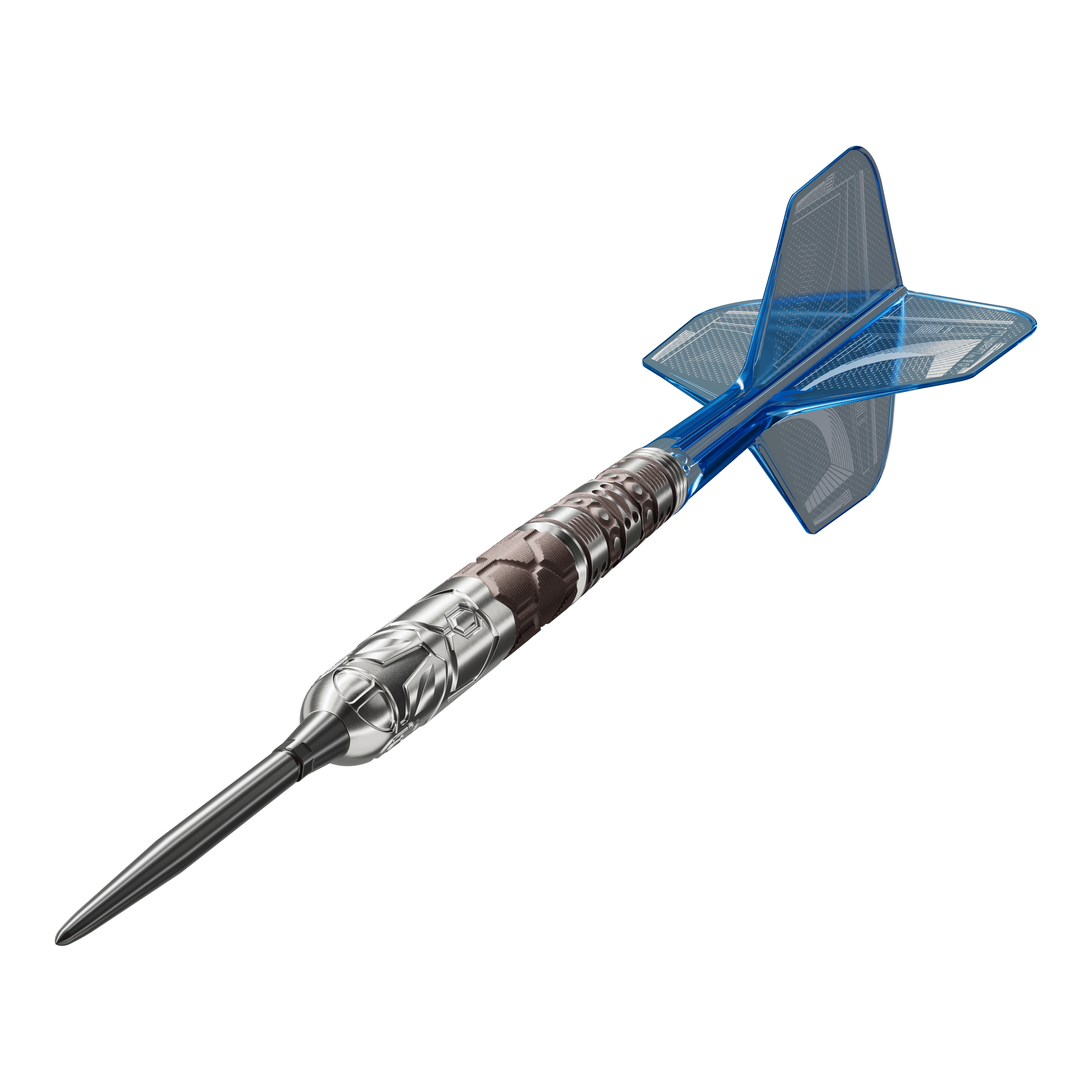 Target Star Wars Mandalorian 95 Swiss Point Steel Darts Auf dem Bild sind die Target Star Wars Mandalorian 95 Swiss Point Steeldarts zu sehen. Das Produkt verbindet Qualität mit einem einzigartigen Mandalorian-Look.