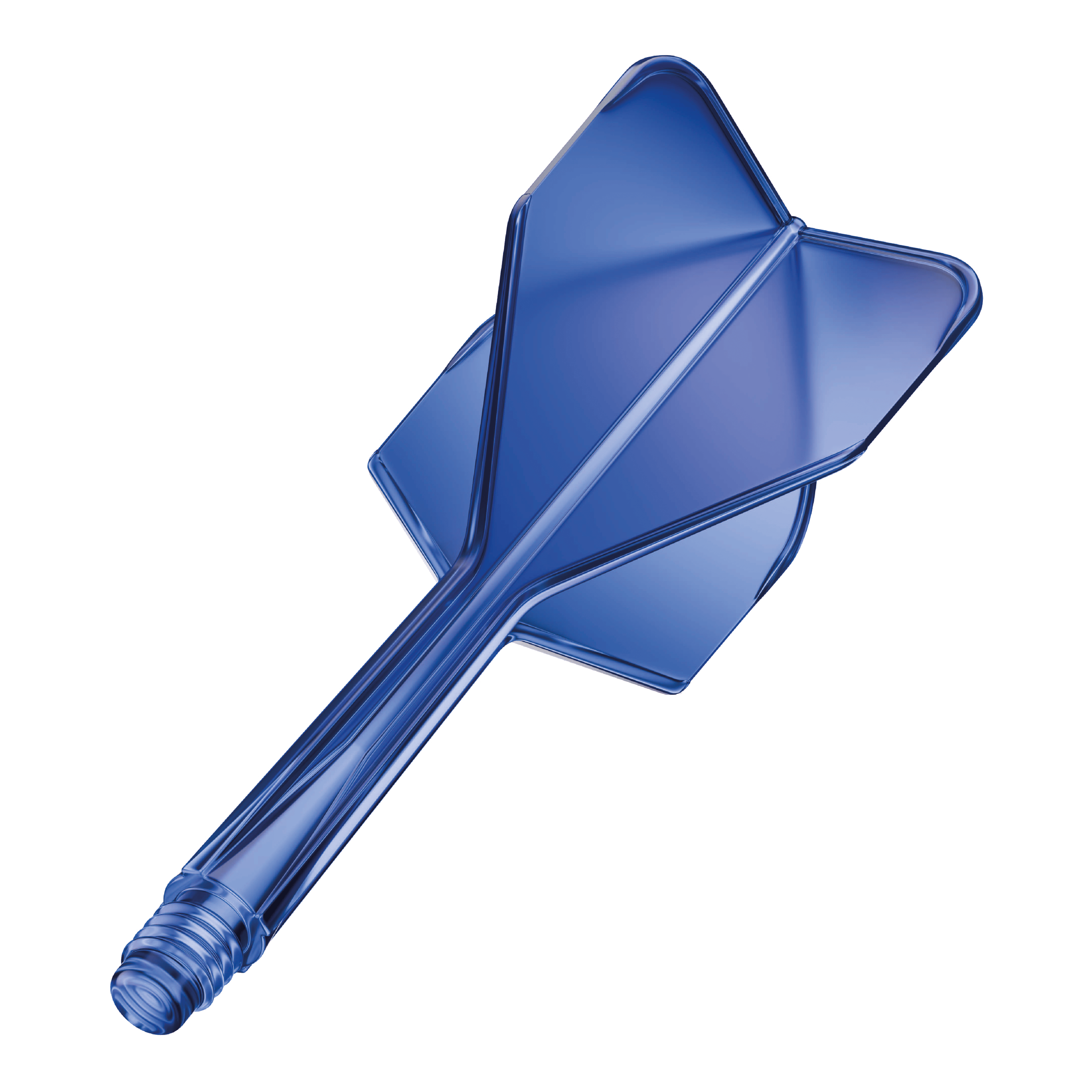 GOAT A1R No6 Flight Shaft System - Blue Das Bild zeigt das Produkt "GOAT A1R No6 Flight-Shaft-System" in Blau. Es handelt sich um einen einteiligen Flight-Shaft für Darts.