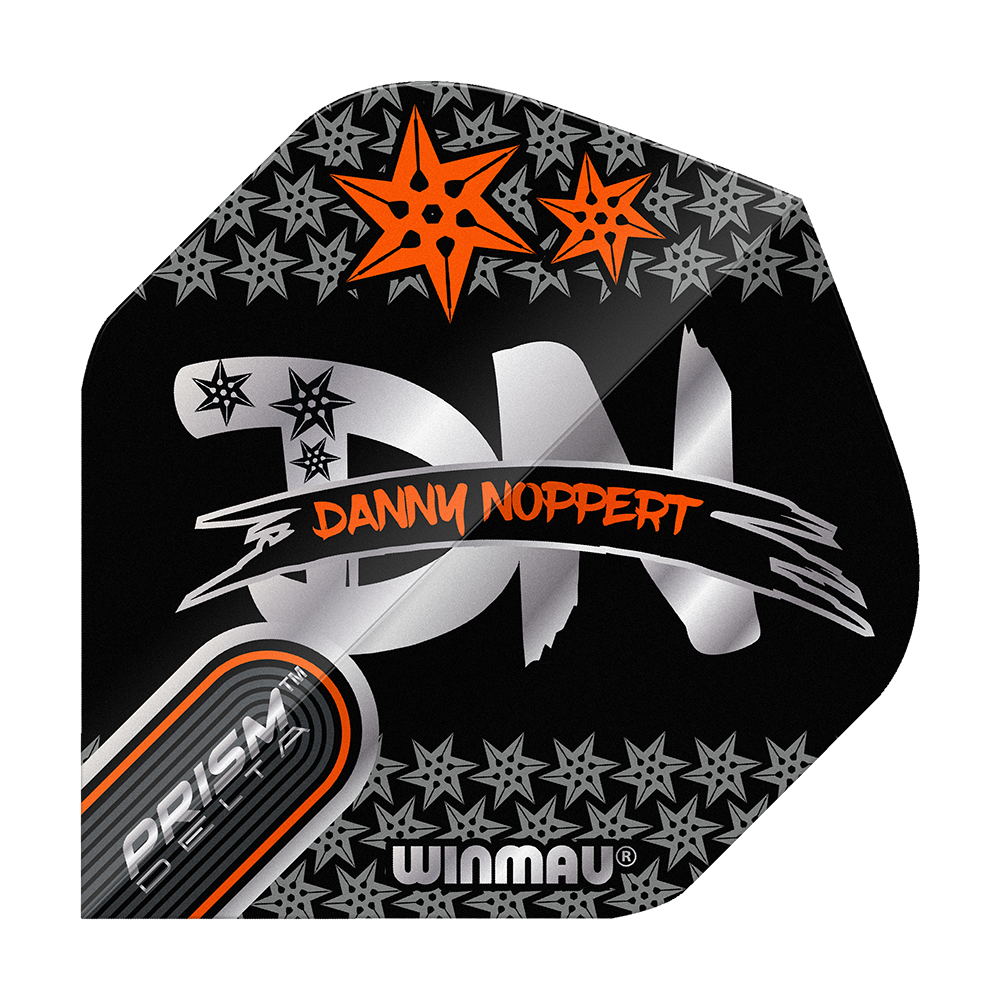 Winmau Prism Delta Danny Noppert Black Signature No2 Standard Flights