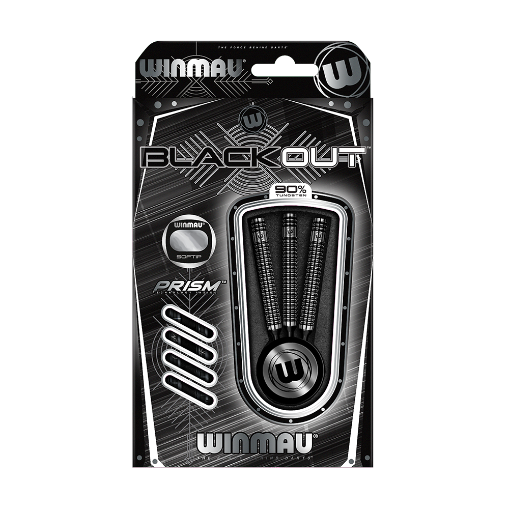 Winmau Blackout Tungsten soft darts