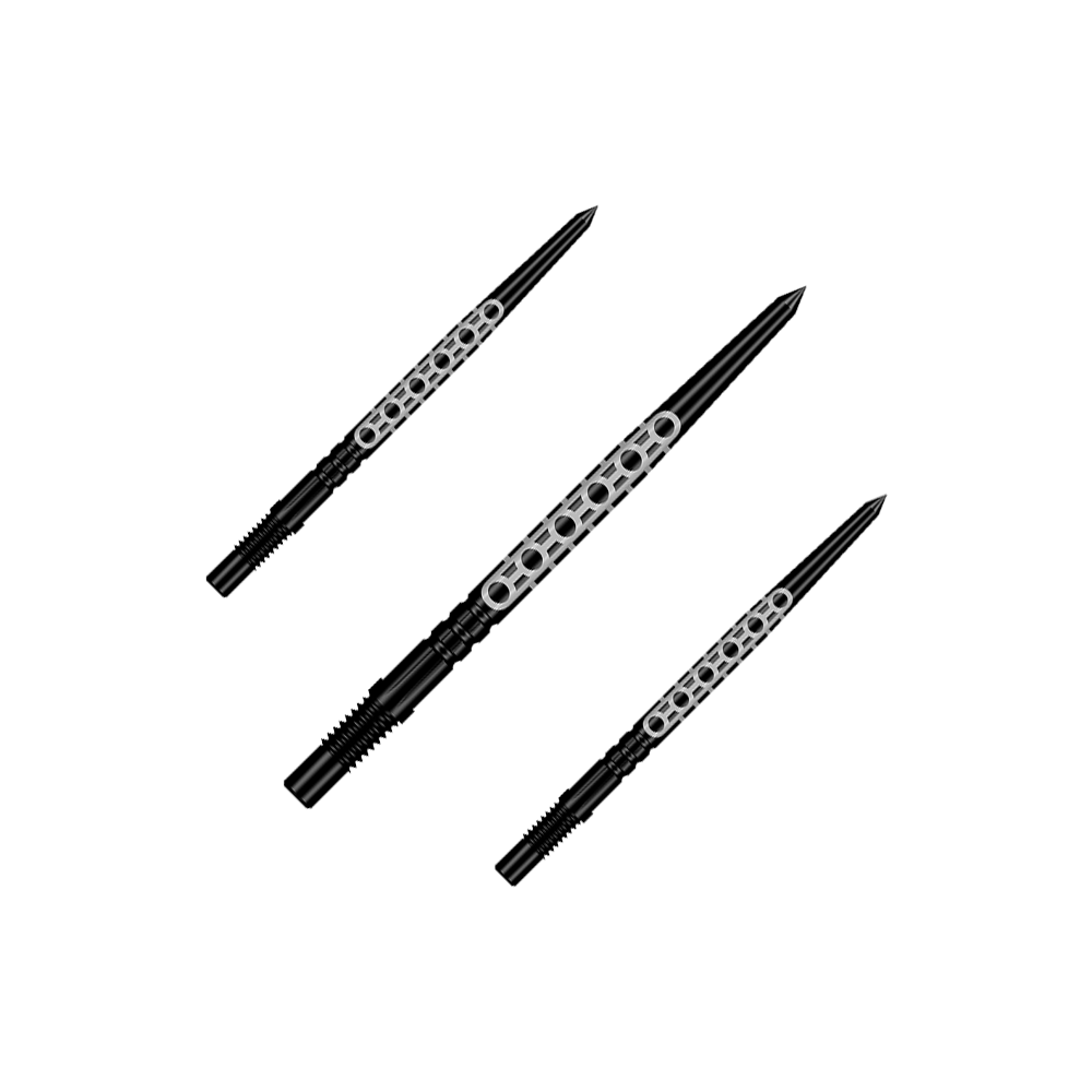 Shot Turbo Point Goths Dart Tips - Black Shot Turbo Point Goths Dart Tips - Black