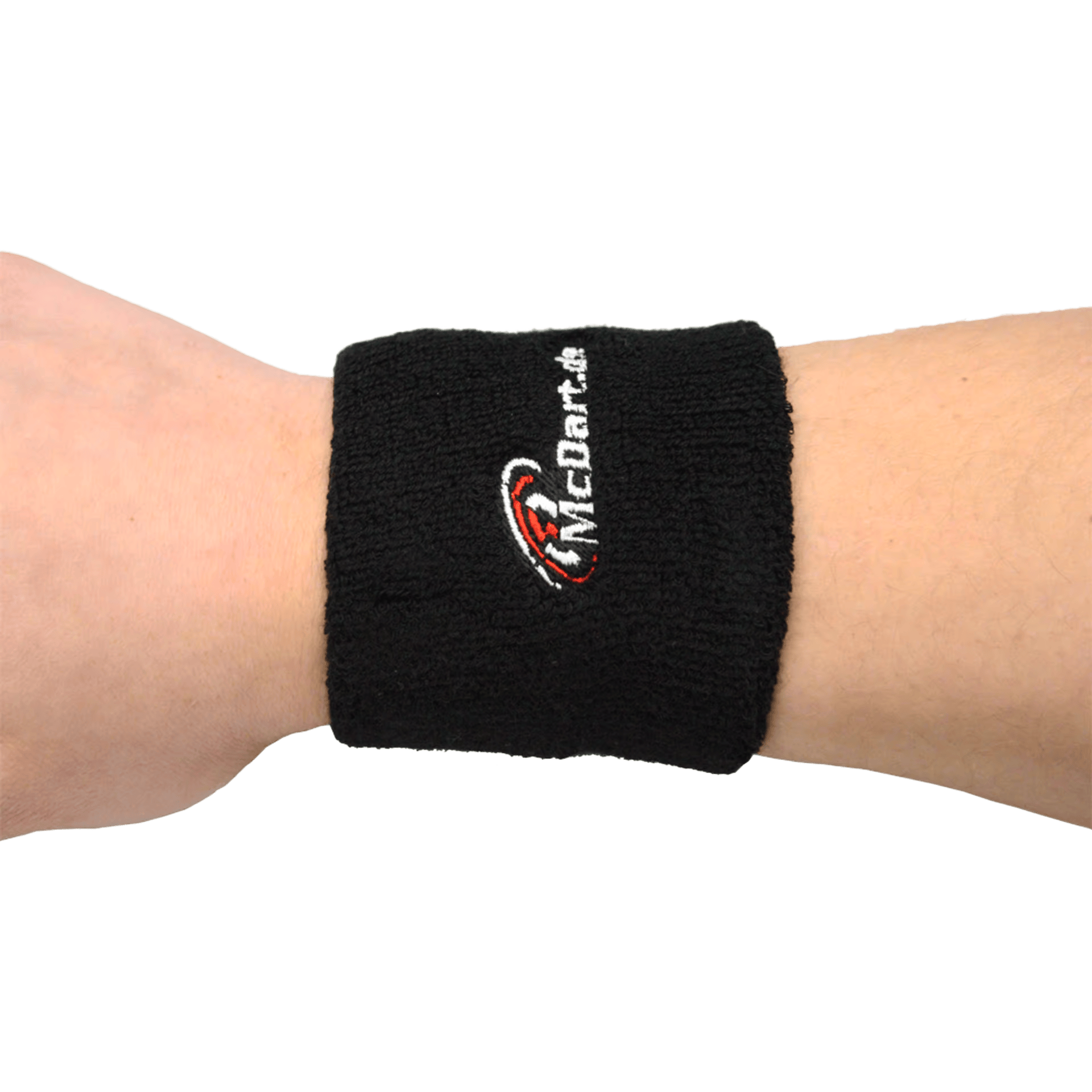 McDart Schweißband Das Bild zeigt ein Produkt mit dem Dateinamen 635_McDart_Schweiband_2. Es handelt sich vermutlich um ein Schweißband von McDart.