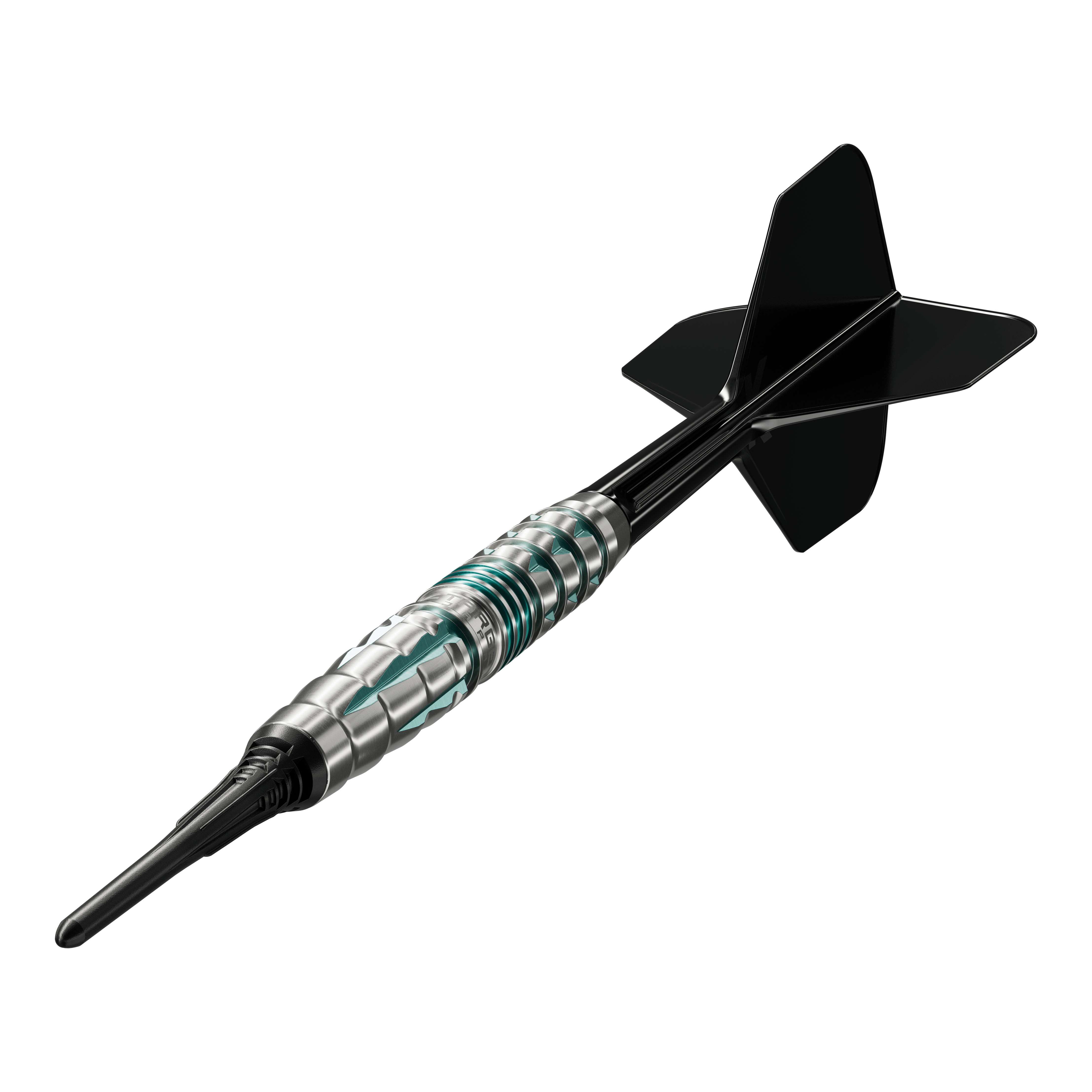 Target Black Marque Pierce Soft Darts - 18.5g Auf dem Foto ist das Produkt Target Black Marque Pierce Softdarts - 18,5g zu sehen. Diese Darts haben ein elegantes Design und eignen sich ideal für Softdart-Liebhaber.