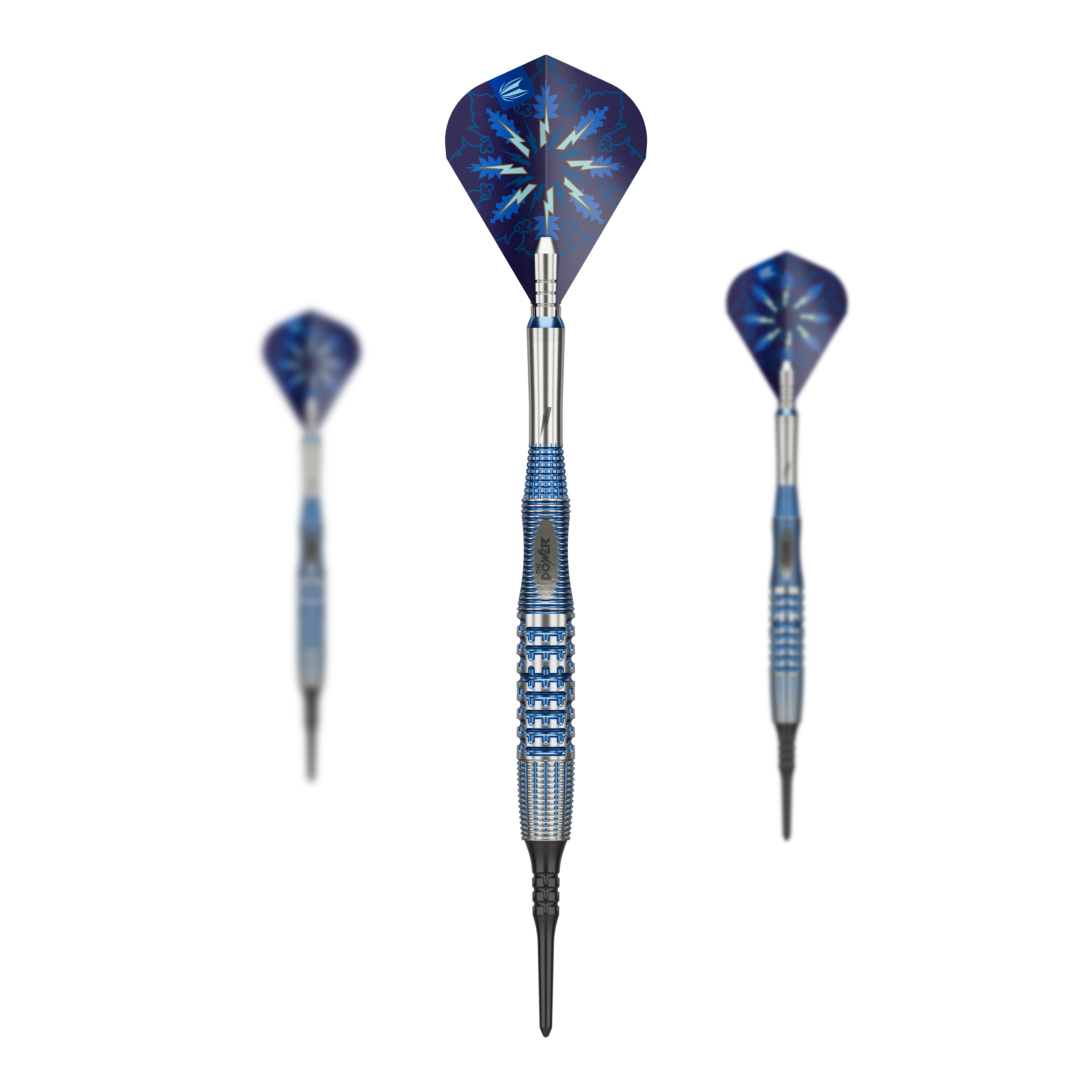 Das Bild zeigt die Target Phil Taylor Gx2 Softdarts. Diese Darts wurden für präzises Spielen entwickelt.