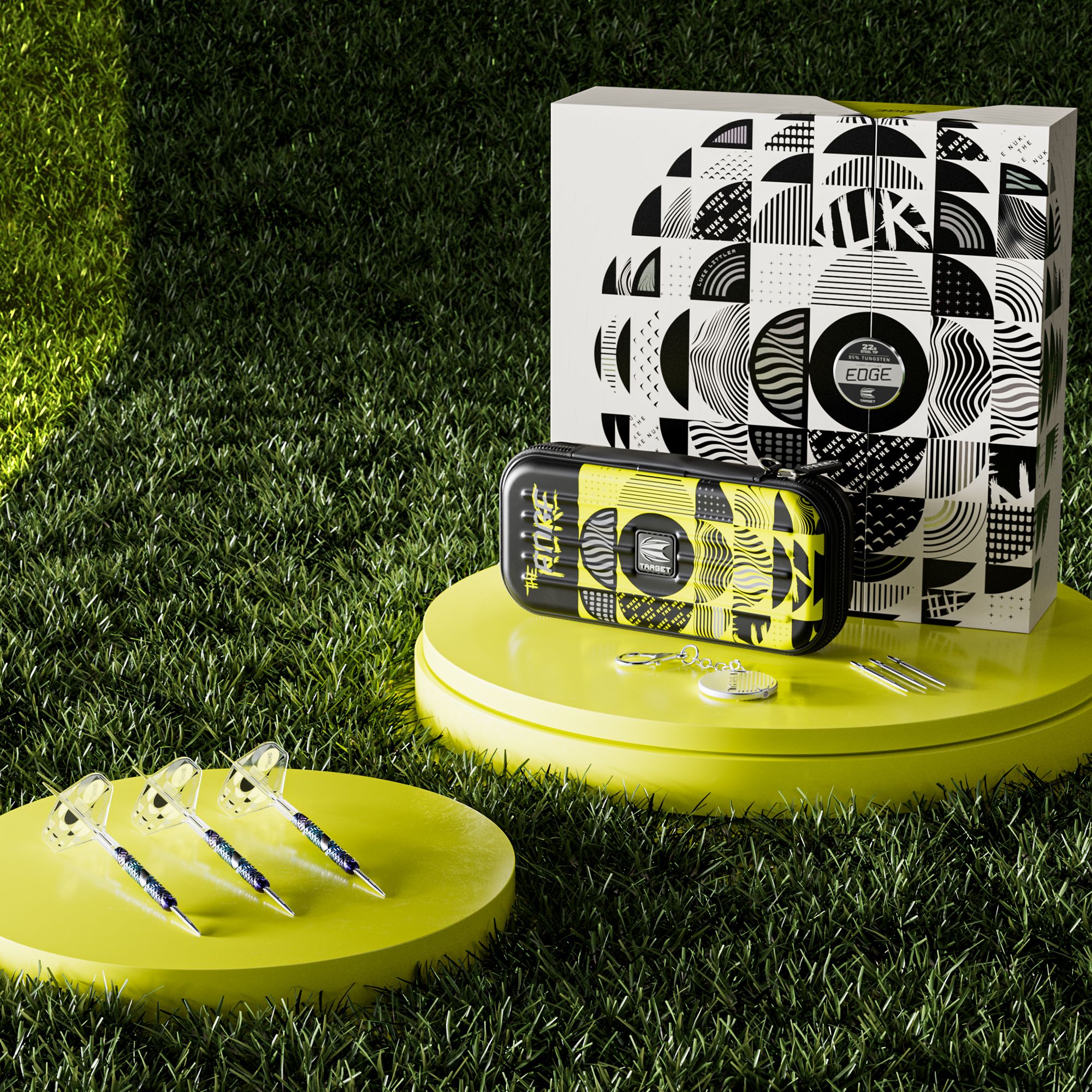 Target Luke Littler Edge Swiss Point Steel Darts Abgebildet sind die Target Luke Littler Edge Swiss Point Steeldarts. Sie bieten eine hochwertige Verarbeitung und ein modernes Design.