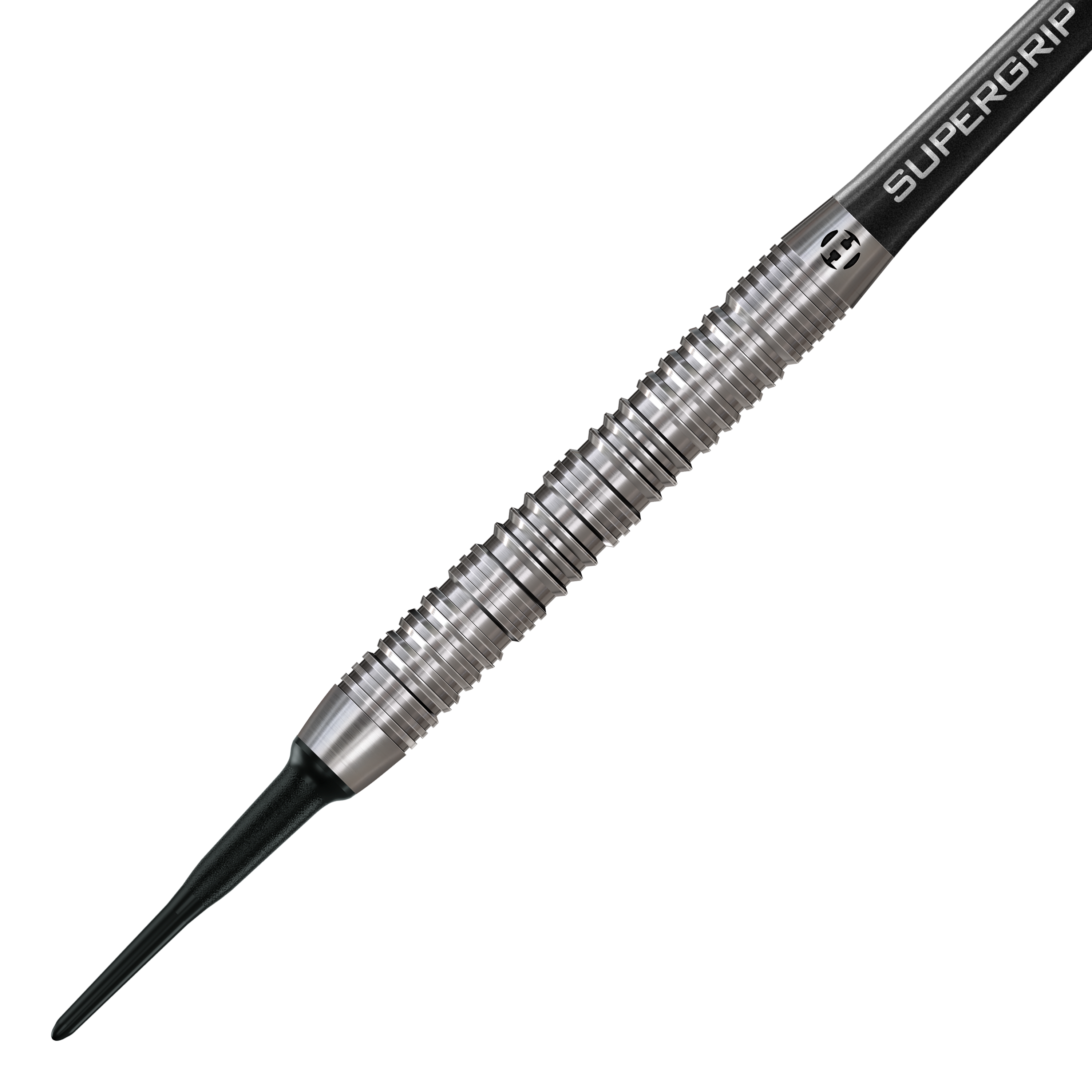 Das Bild zeigt die Harrows Impact Softdarts. Die Darts werden aus einer anderen Perspektive dargestellt.