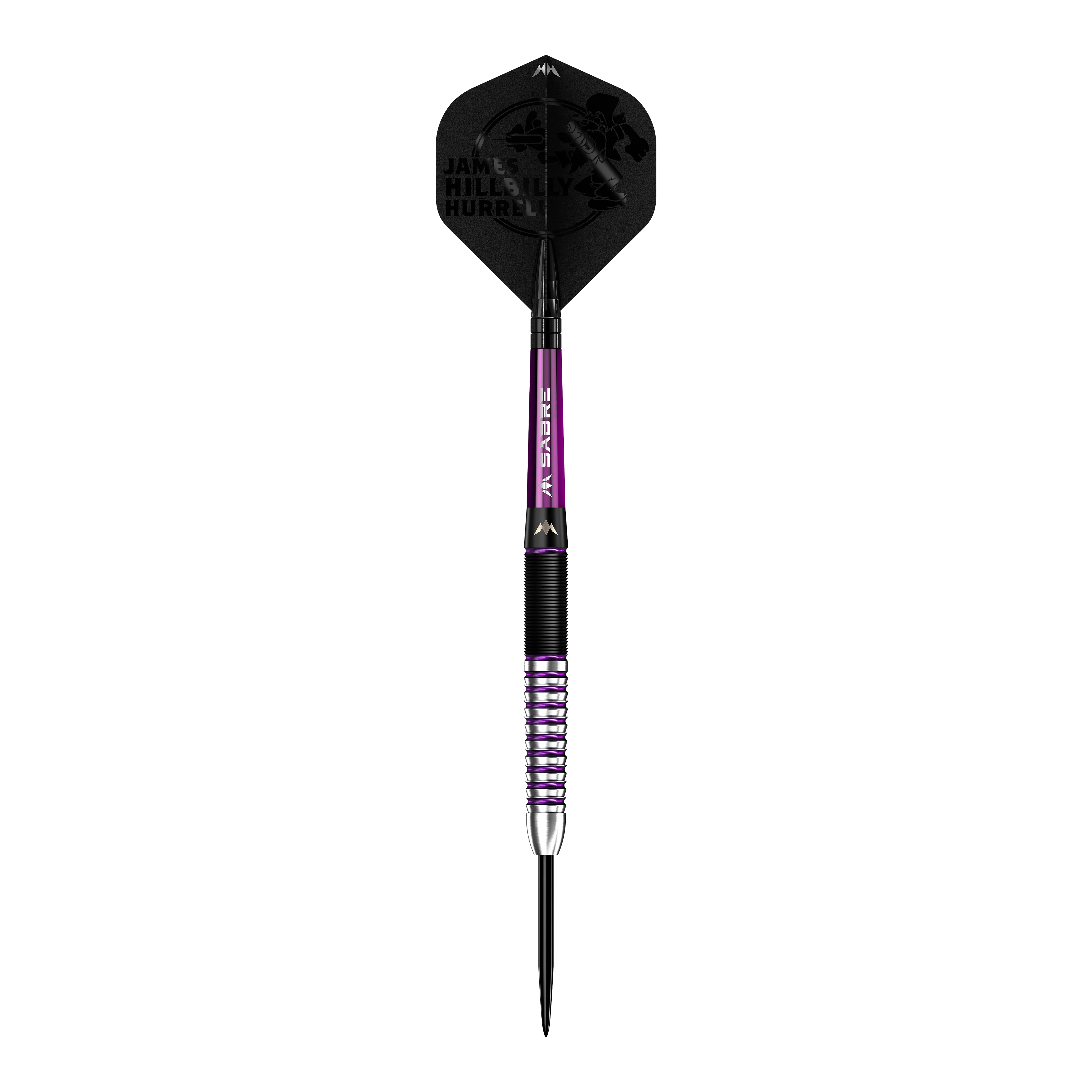 Mission James Hurrell Hillbilly Black Purple Steel Darts