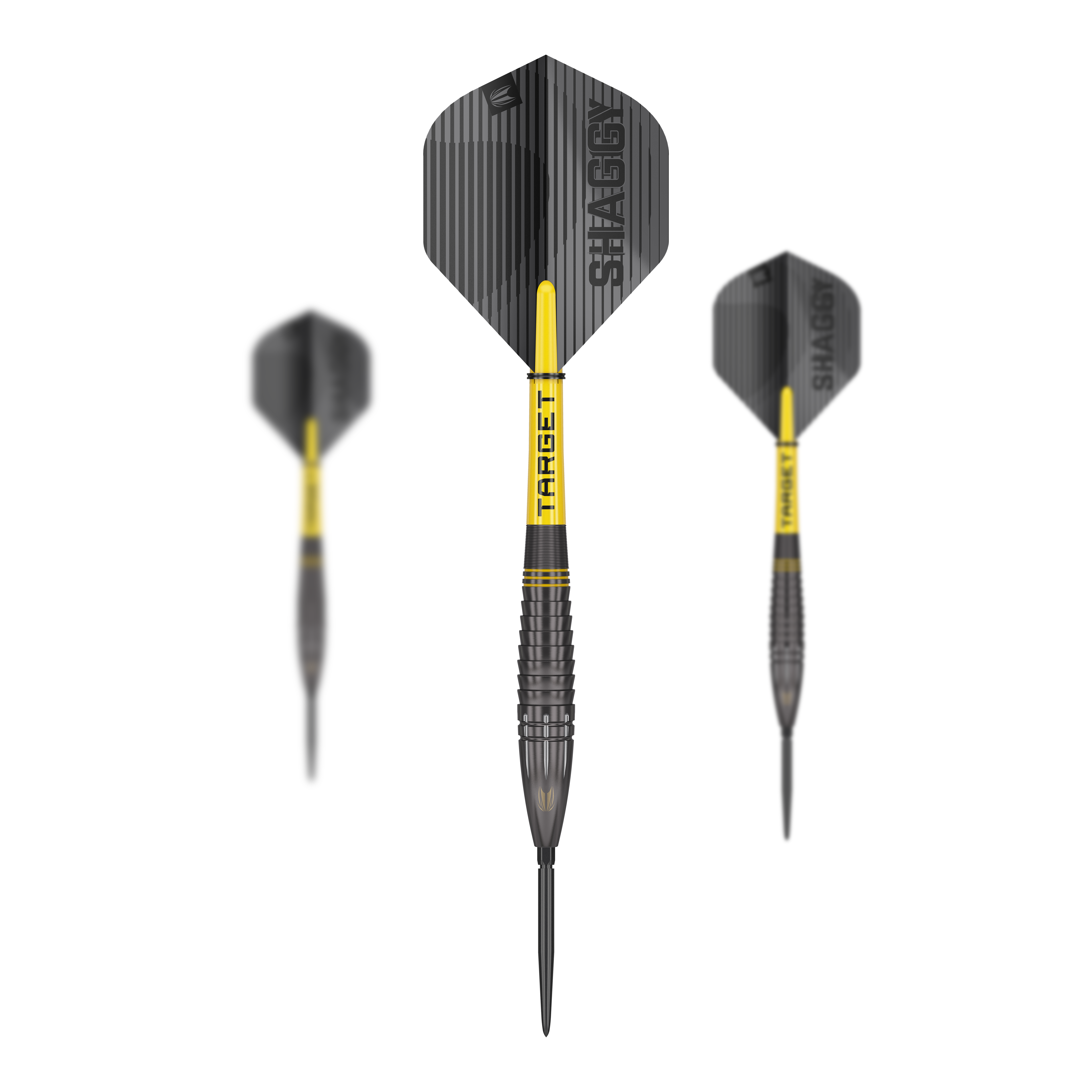 Target Scott Williams Shaggy Black Swiss Point Steel Darts