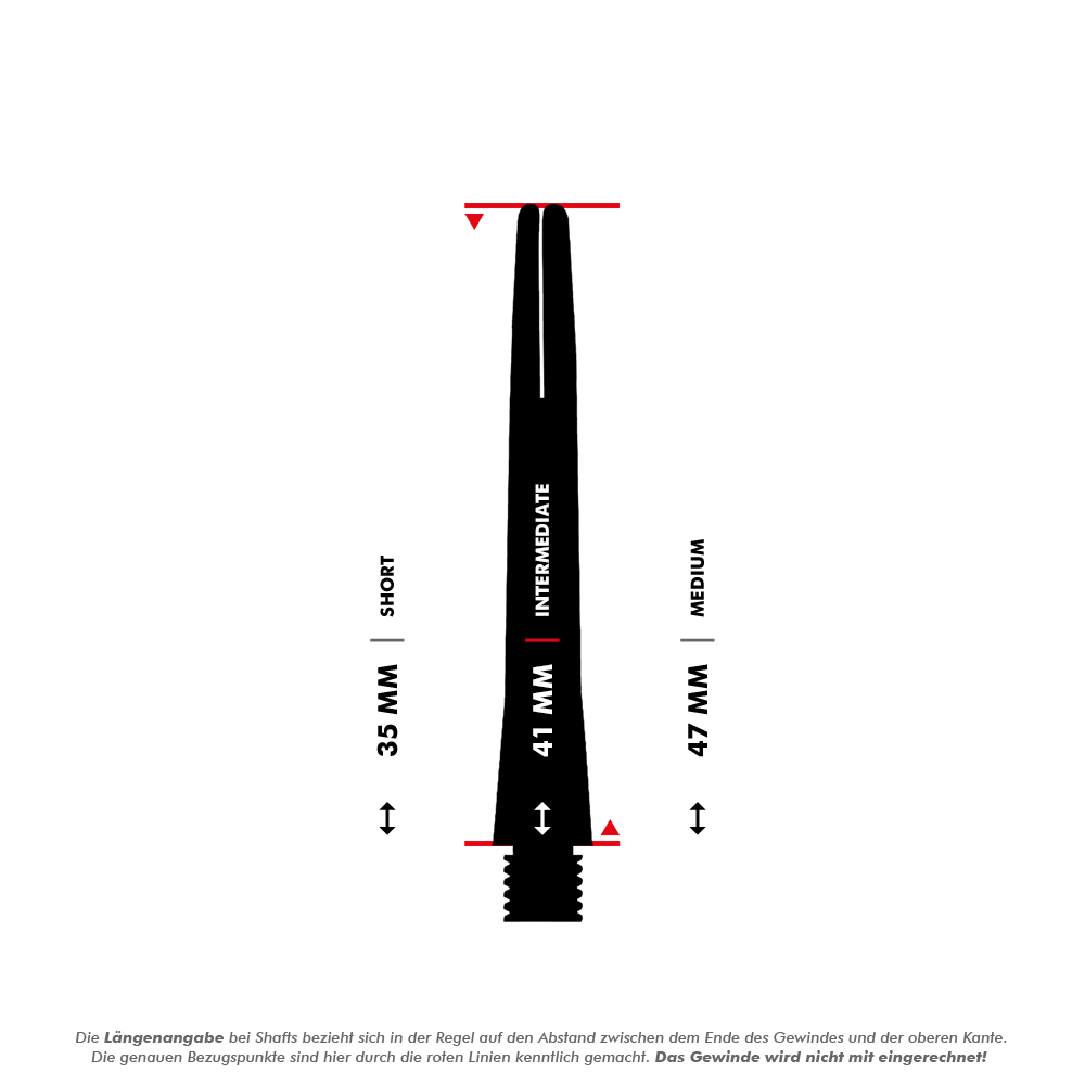 Shot Aluminium Shafts Black