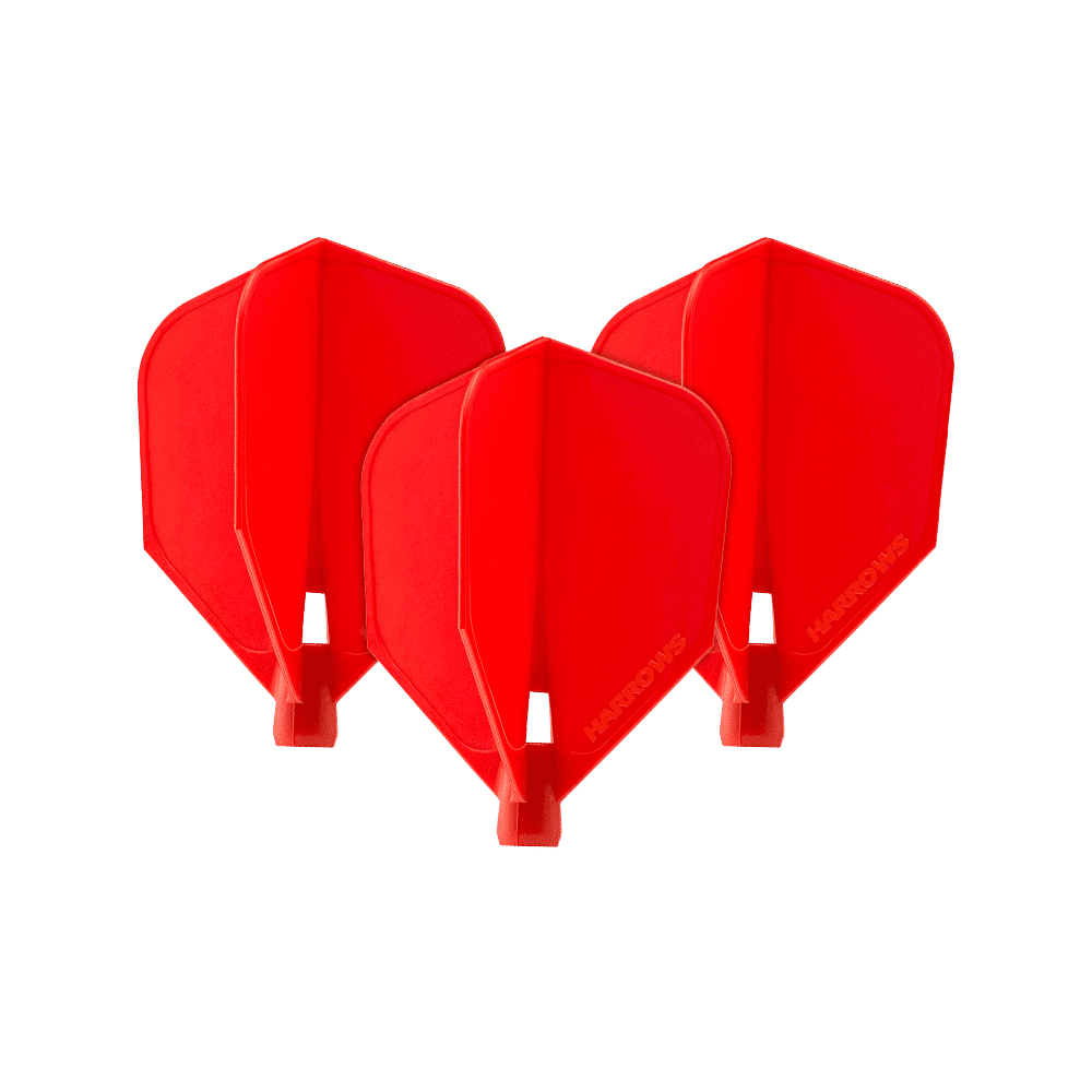 Harrows Clic Standard Flights - Red