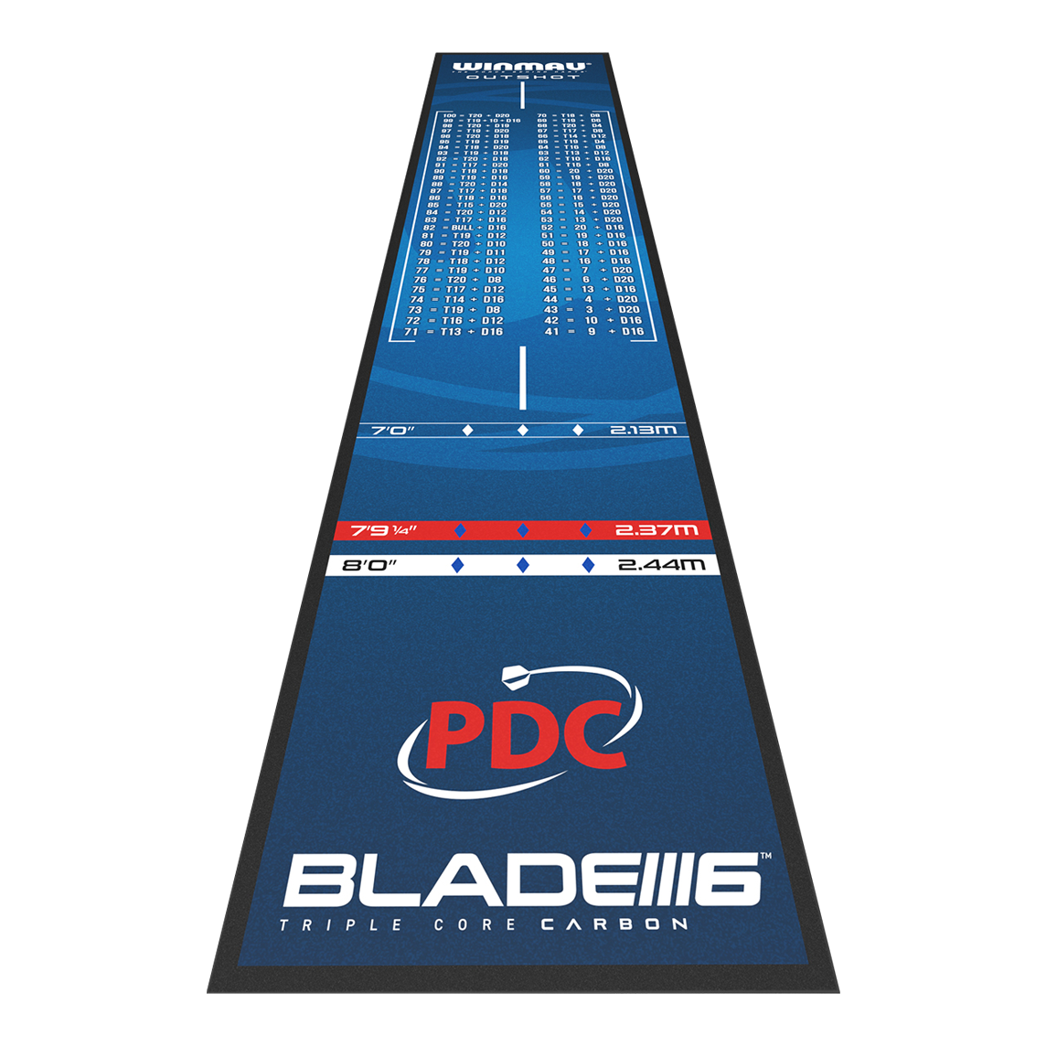 Winmau Outshot dart mat 2024