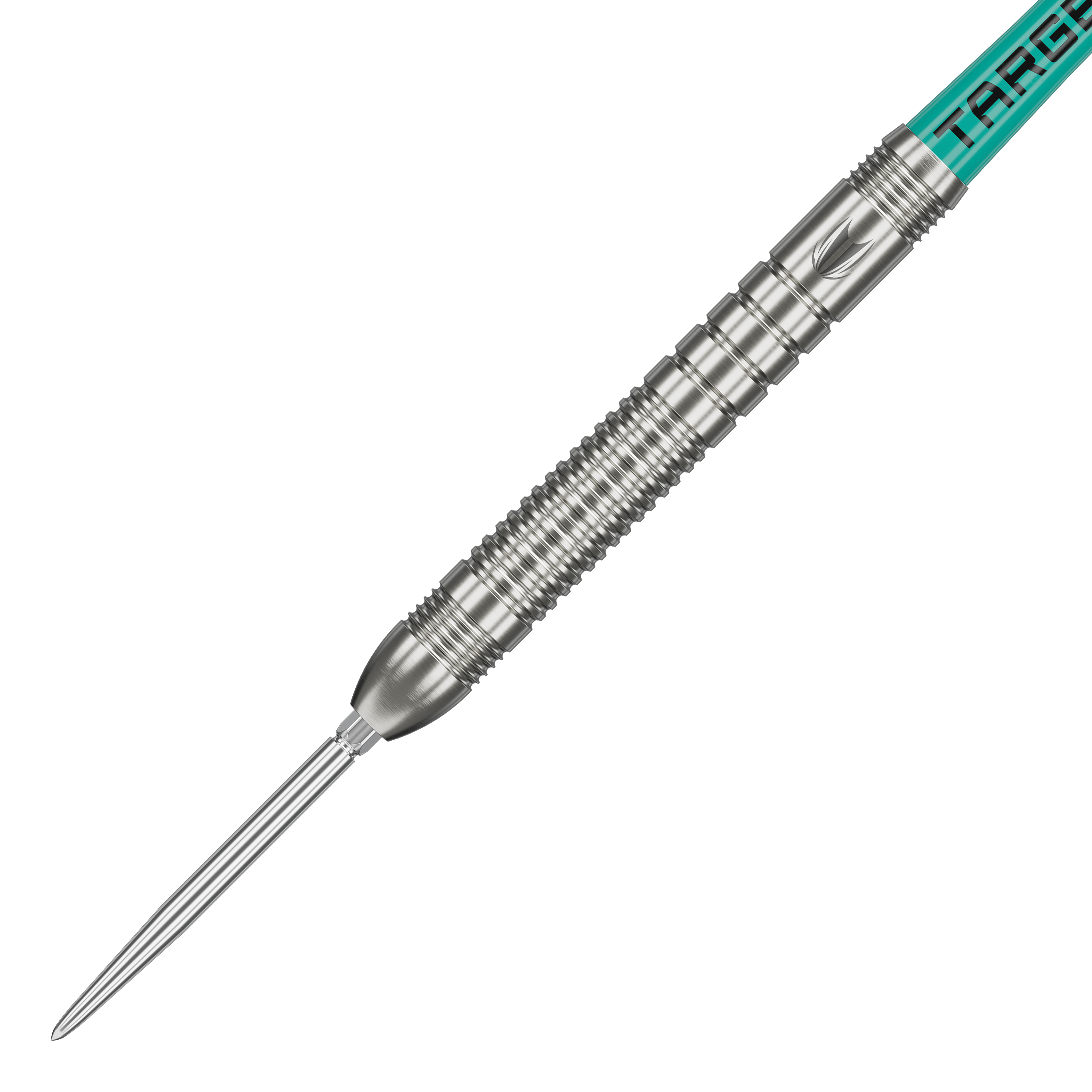 Auf dem Bild sind Target Hydro 03 Swiss Point Steeldarts zu sehen. Sie sind hochwertige Darts für präzises Werfen.