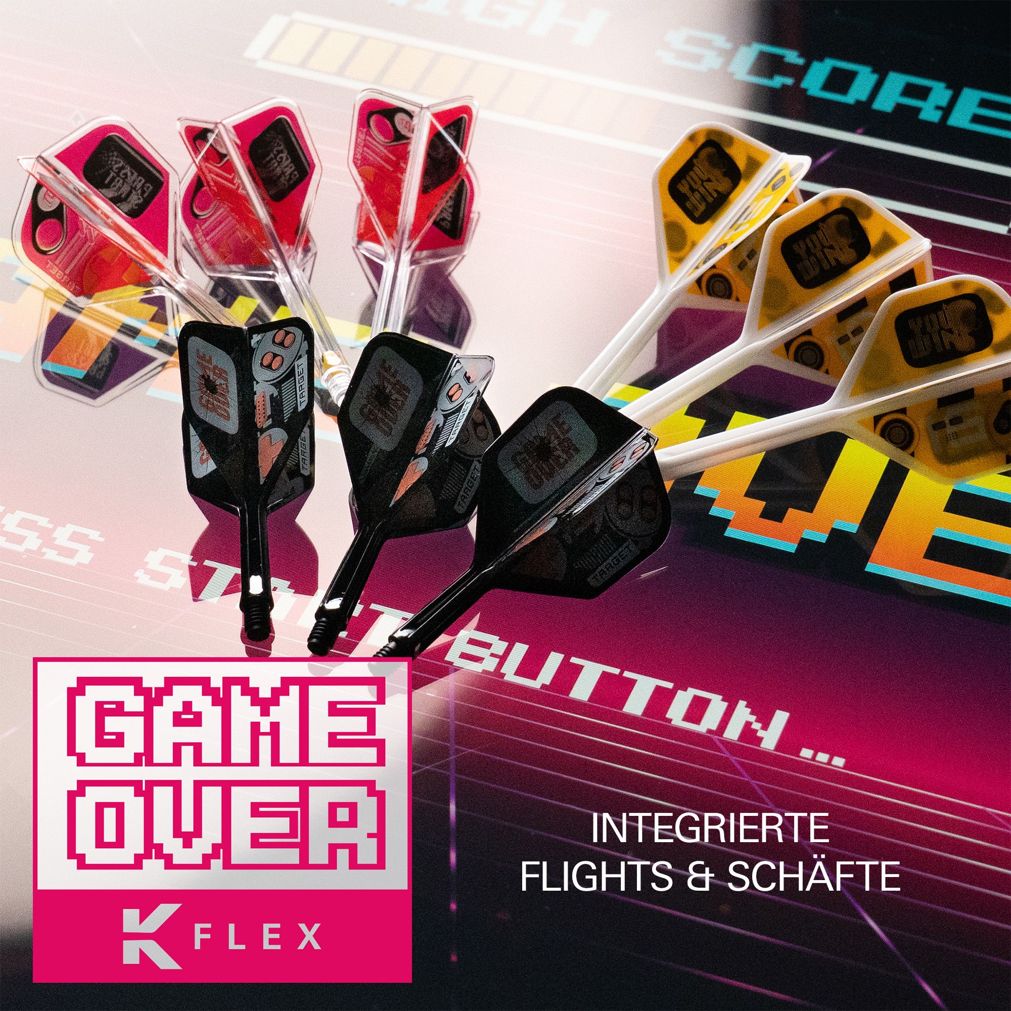 Target K-Flex You Win No6 Flights Zu sehen sind die Target K-Flex You Win No6 Flights. Diese Dartflights bieten eine robuste und innovative Bauweise.