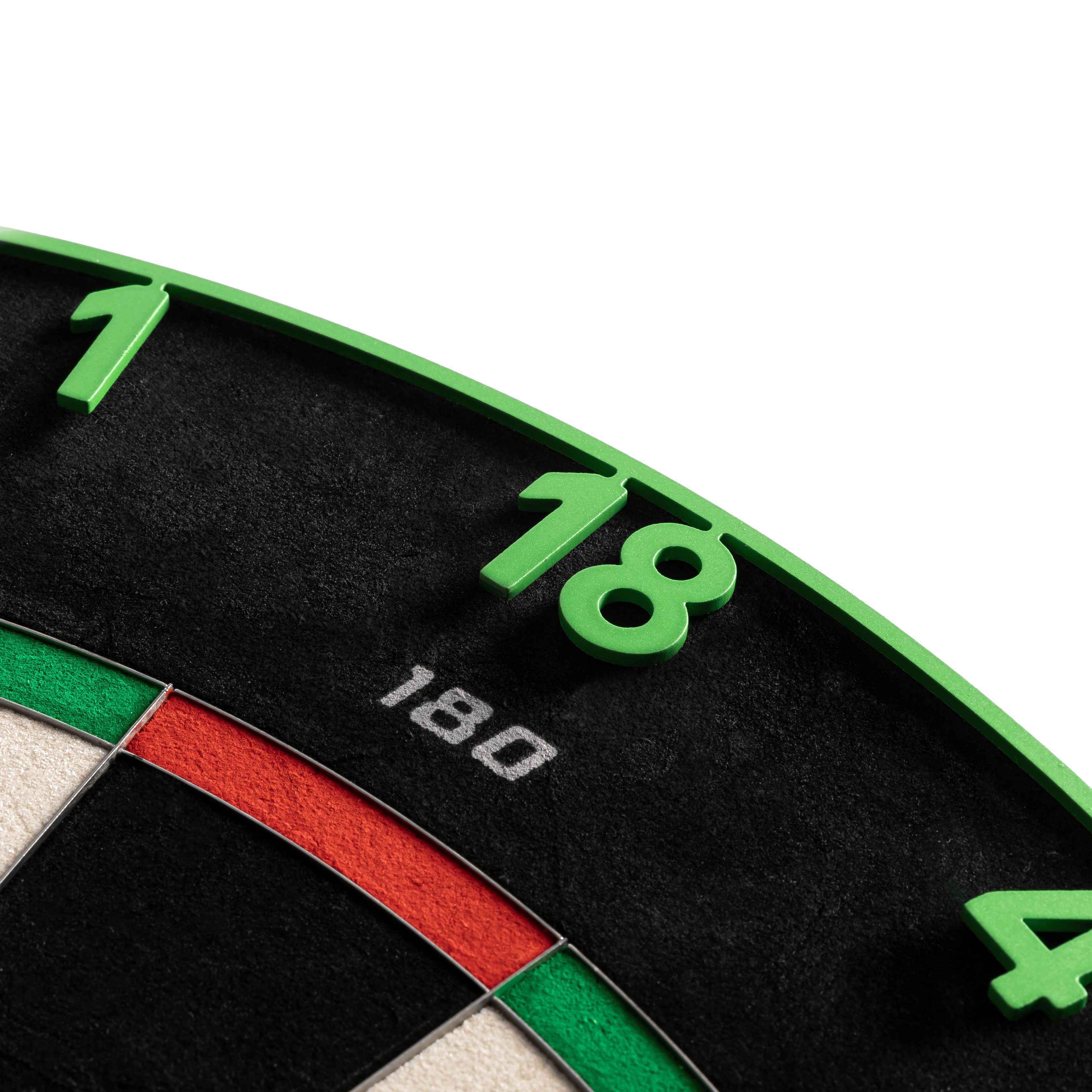 Precise 180 Endorphine Steel Dartboard with Numbered Ring - Emerald Green Das Precise 180 Endorphine Steeldartboard mit Nummernring wird hier präsentiert. Die Scheibe besitzt eine markante Optik.