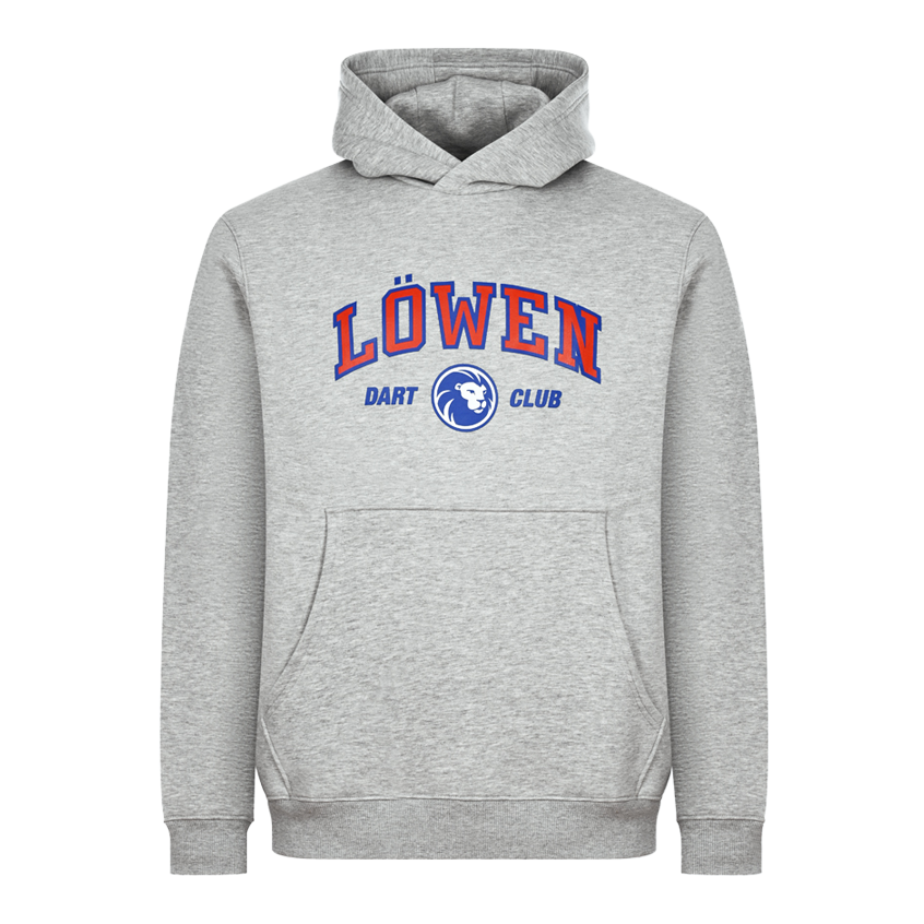 Das Bild zeigt einen Löwen Kollektion Club Hoodie. Der Hoodie bietet Komfort und Stil für Clubmitglieder.