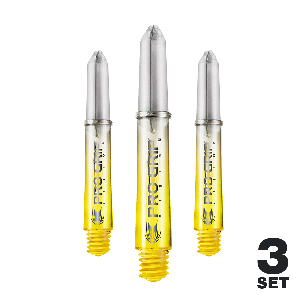 Target Pro Grip Vision Shafts - 3 Sets - Yellow