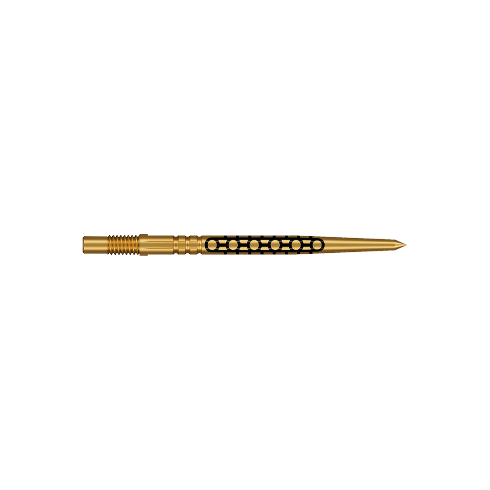 Shot Turbo Point Goths Dart Tips - Gold Shot Turbo Point Goths Dart Tips - Gold