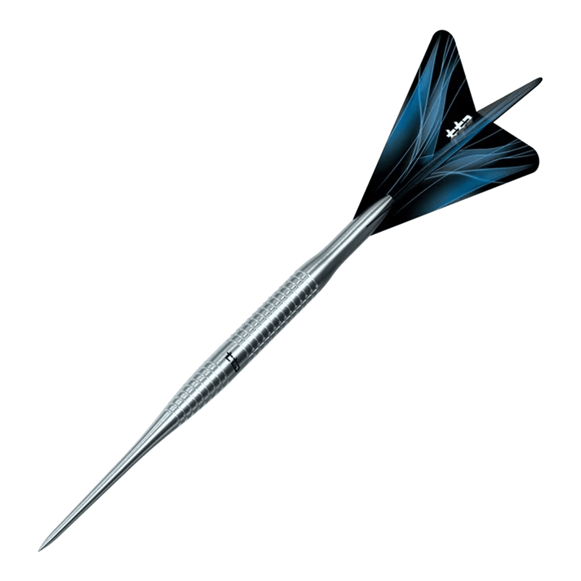 Caliburn TTD Complete Titanium T3 Silver Steeldarts - 7g Das Foto zeigt die Caliburn TTD Complete Titanium T3 Silver Steeldarts - 7g. Diese Dartpfeile sind silberfarben und bieten eine präzise Verarbeitung.