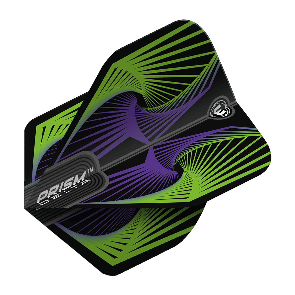 Winmau Prism Delta Spiral GreenBlue Standard Flights