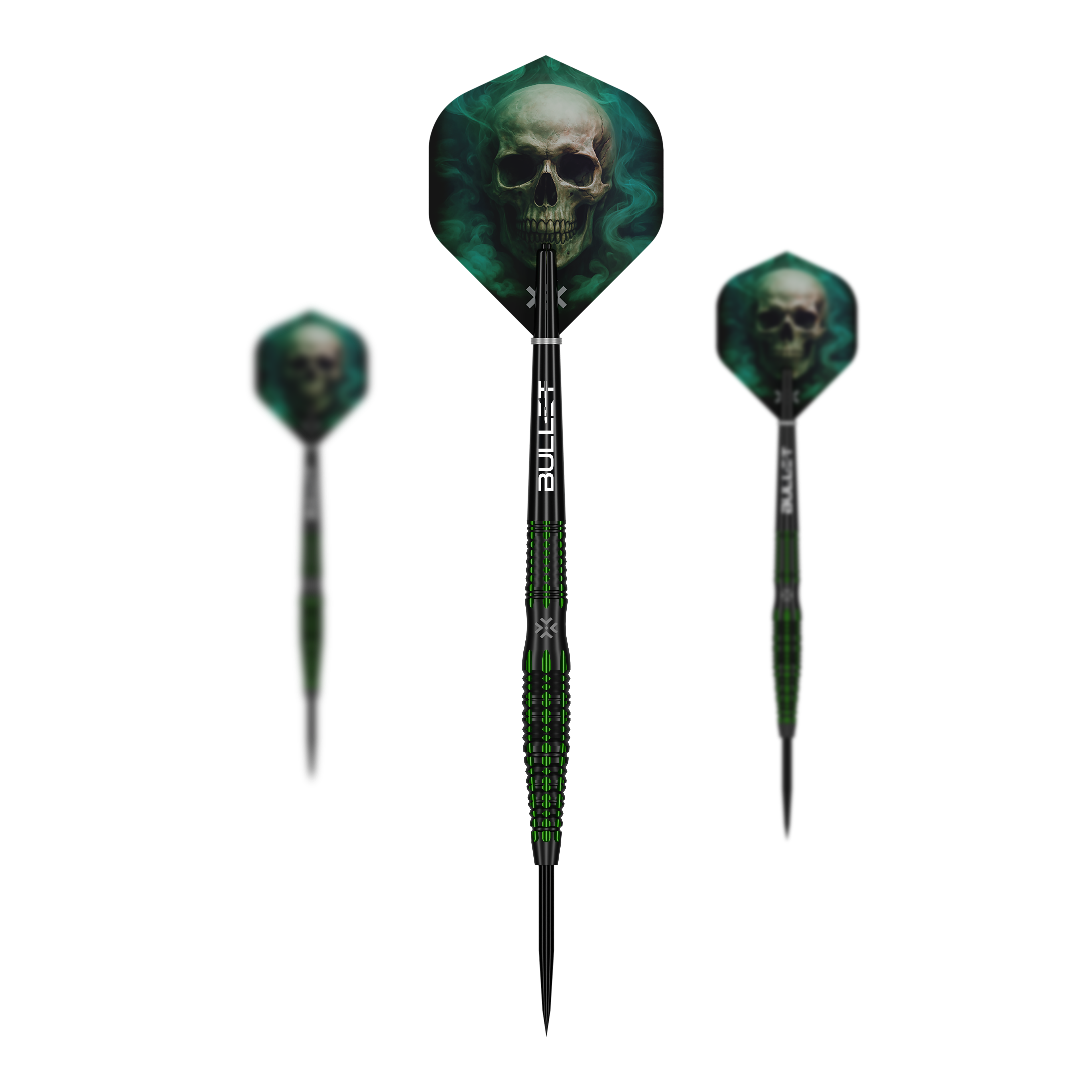 Bullet Poison steel darts Abgebildet ist das Produkt Bullet Poison Steeldarts. Die Steeldarts sind für das Dartspiel geeignet.