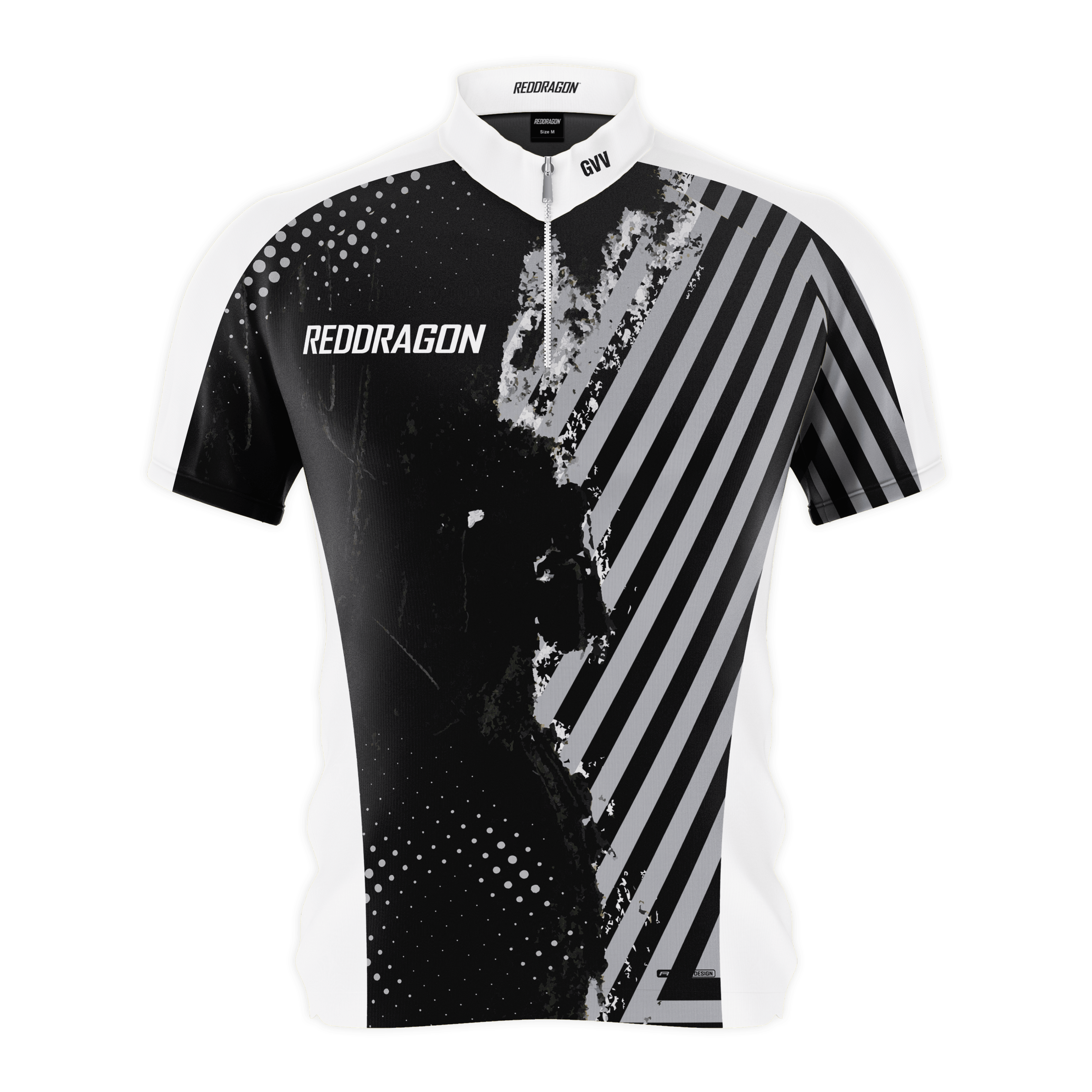 Red Dragon Gian Van Veen Limited Edition Dartshirt ist abgebildet. Das Shirt ist eine limitierte Auflage für Dartspieler.