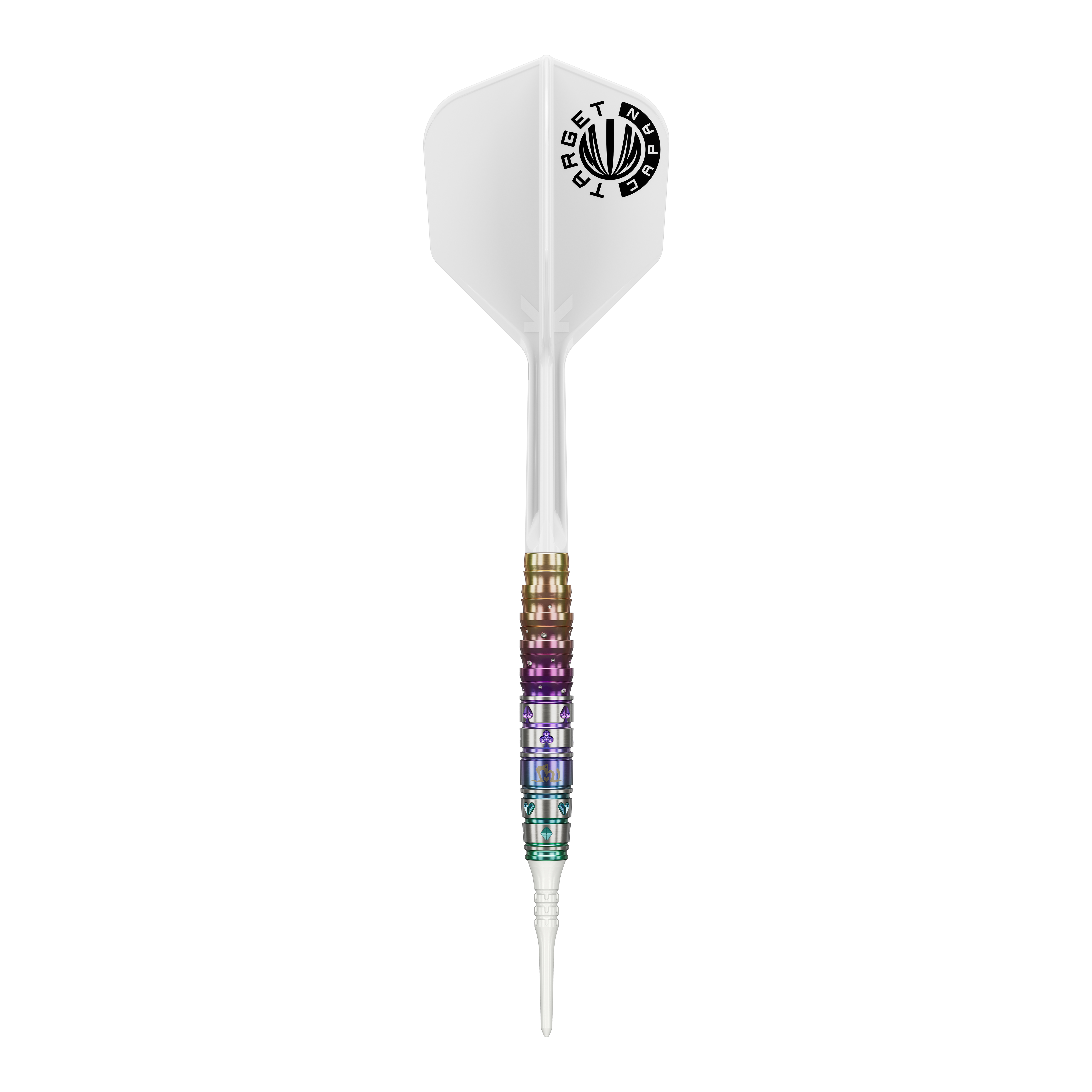 Die Abbildung zeigt die Target Japan Prime Series Mayuko Morita Mayo GEN7 Softdarts in 18g Ausführung. Das Produkt überzeugt durch präzise Verarbeitung und elegantes Design.