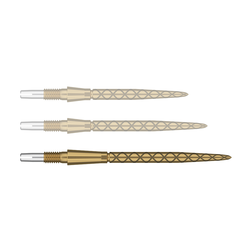 Target Swiss Storm Diamond Point Dart Tips - Gold